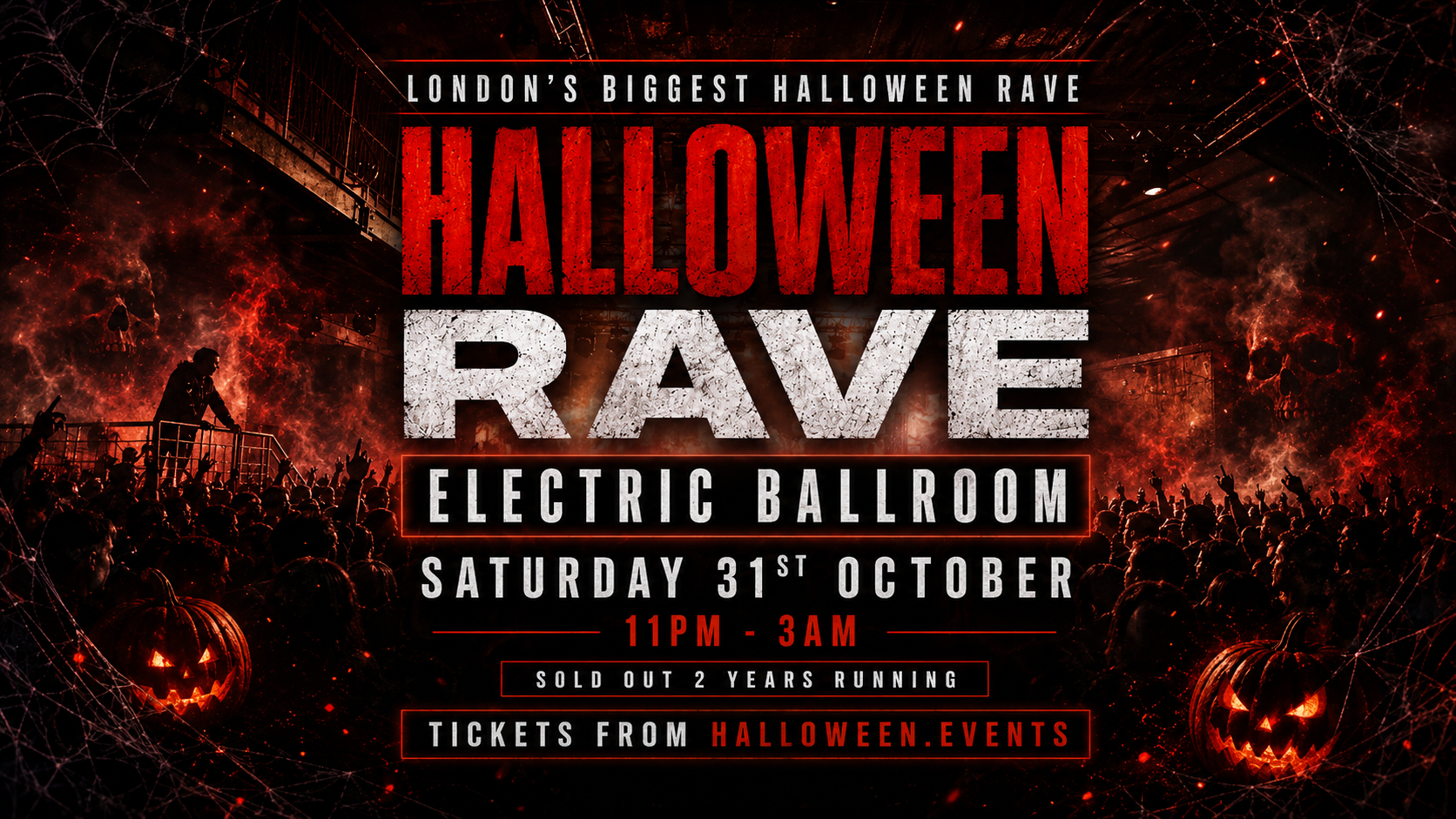 Halloween Rave | Sat 31st Oct at Electric Ballroom