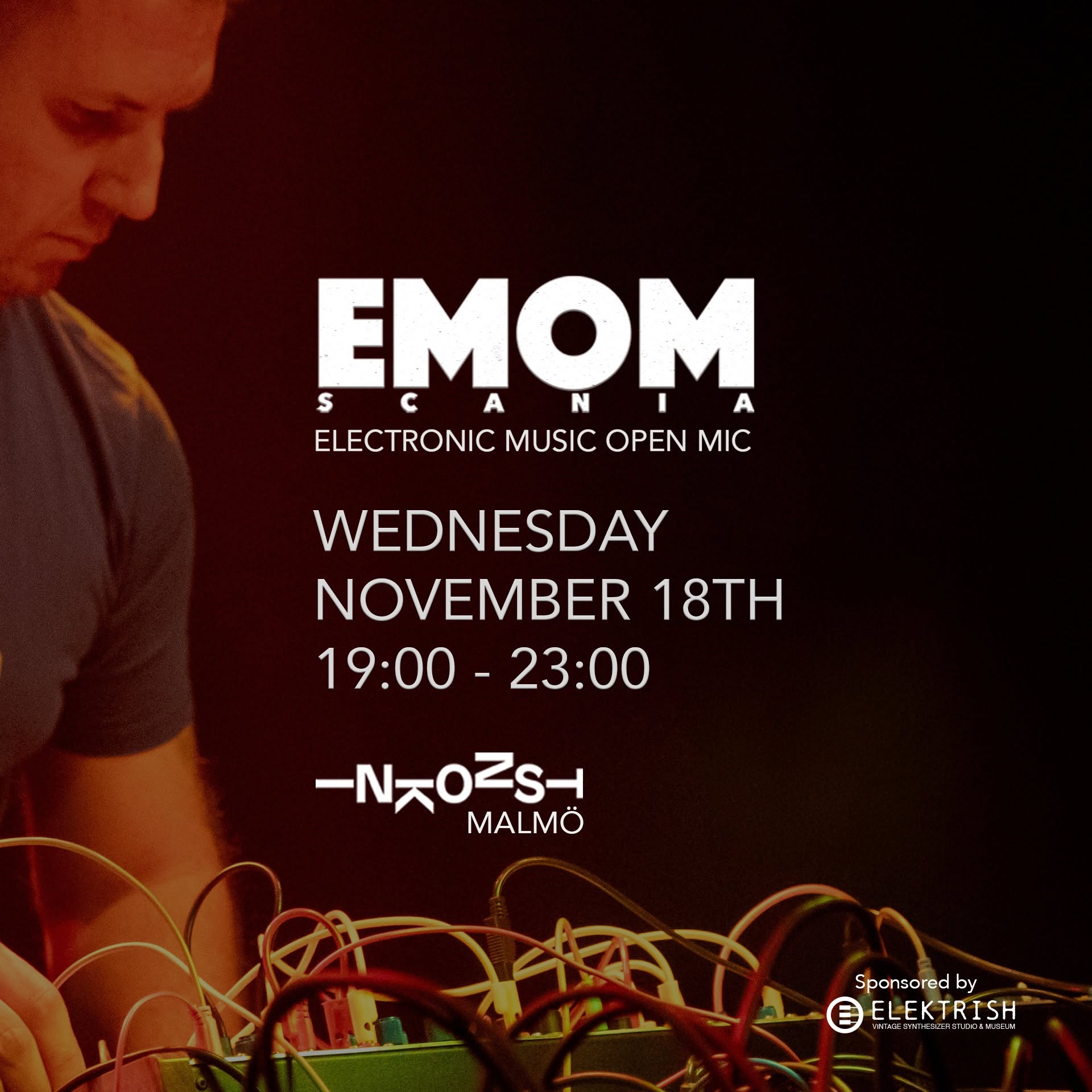 EMOM Scania – Electronic Music Open Mic | FRI ENTRÉ