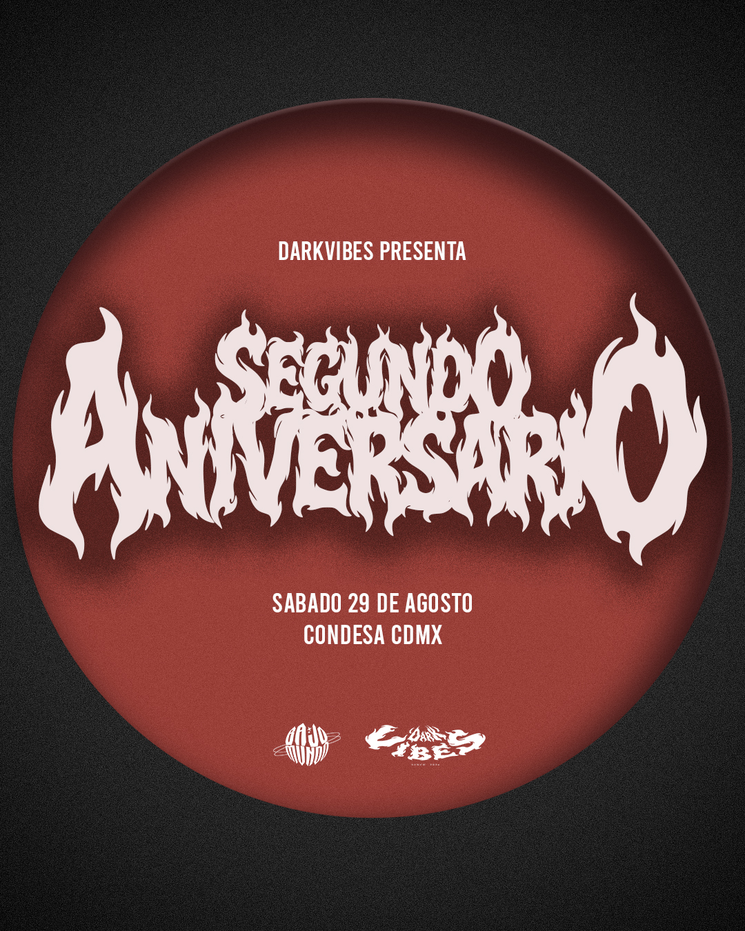 Flyer de DarkVibes AÑO 2