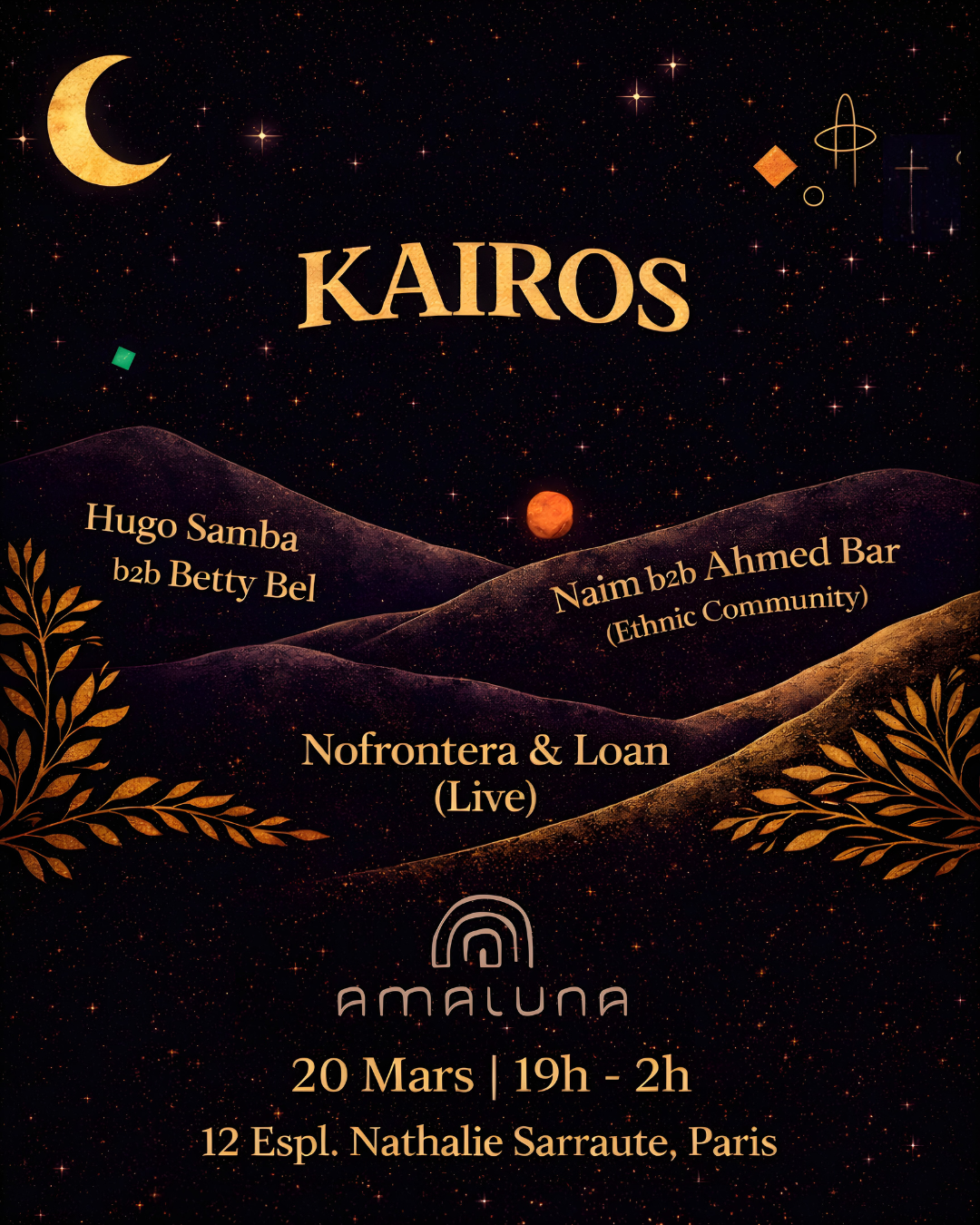 Kairos - Hugo Samba, Ethnic Com, Betty Bel, Nofrontera, Loan