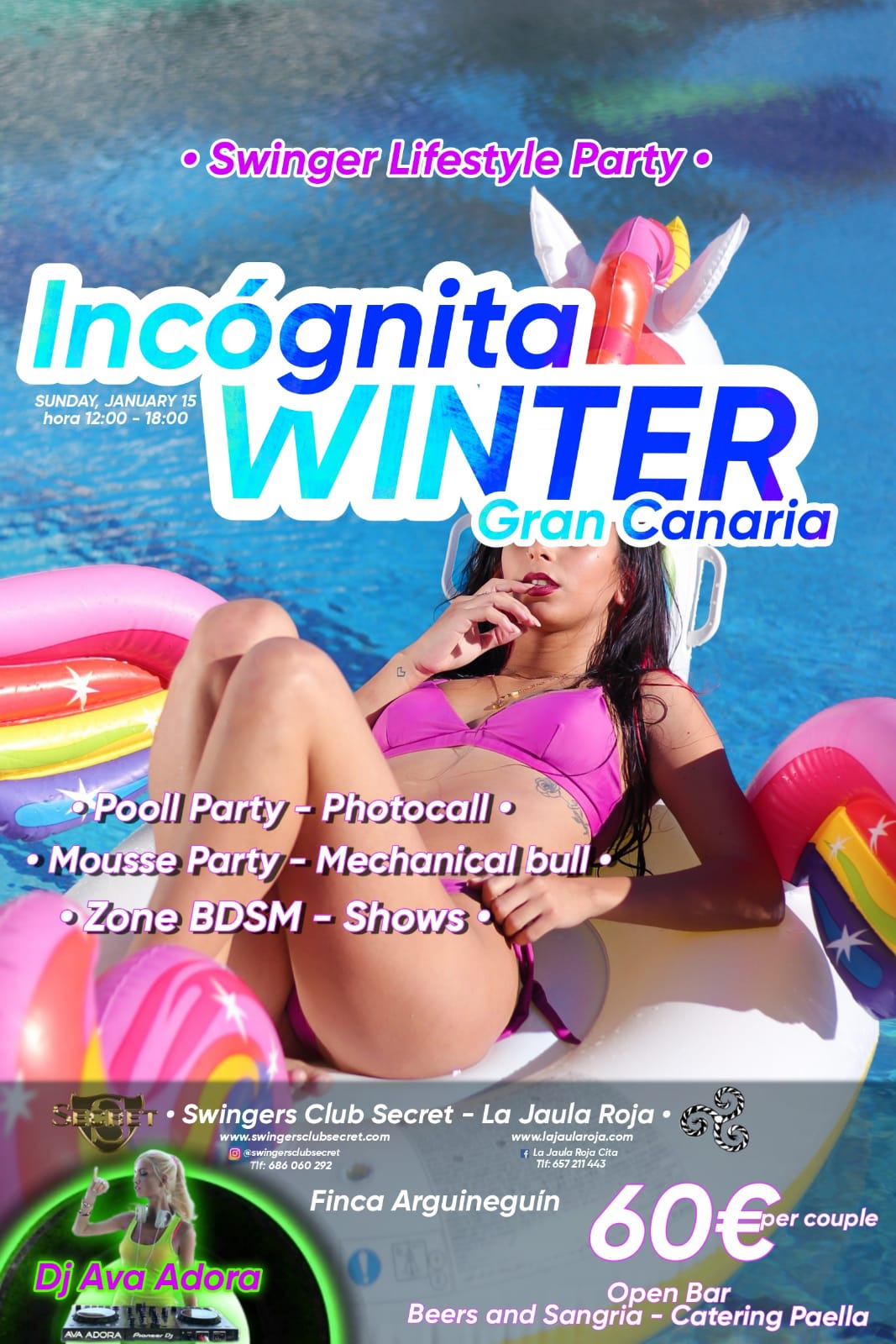 Incógnita Winter Gran Canaria at TBA - Finca GPS: 27.780497, -15.701283,  Canary Islands