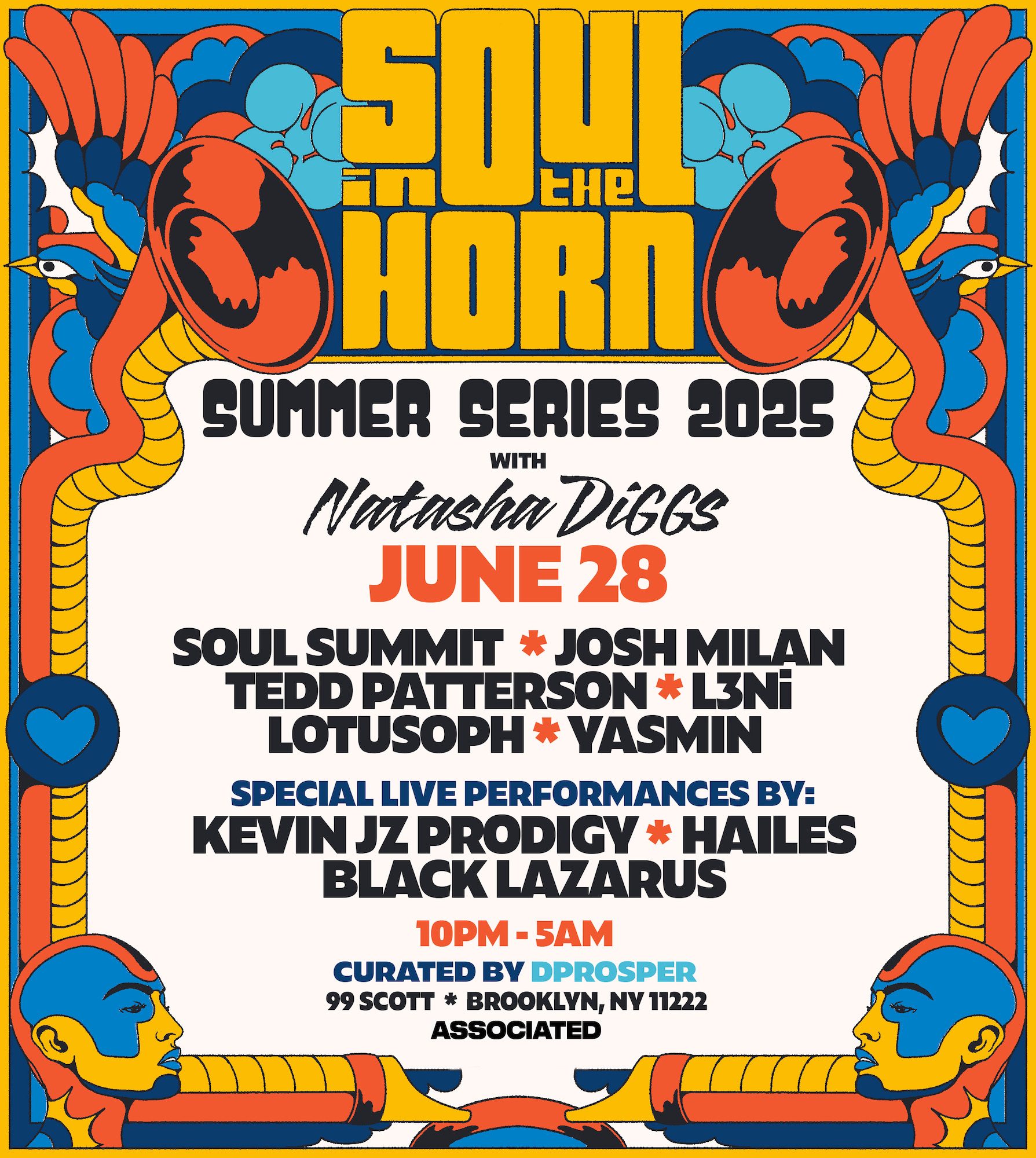 Soul in the Horn 2025 Summer Series with Natasha Diggs at 99