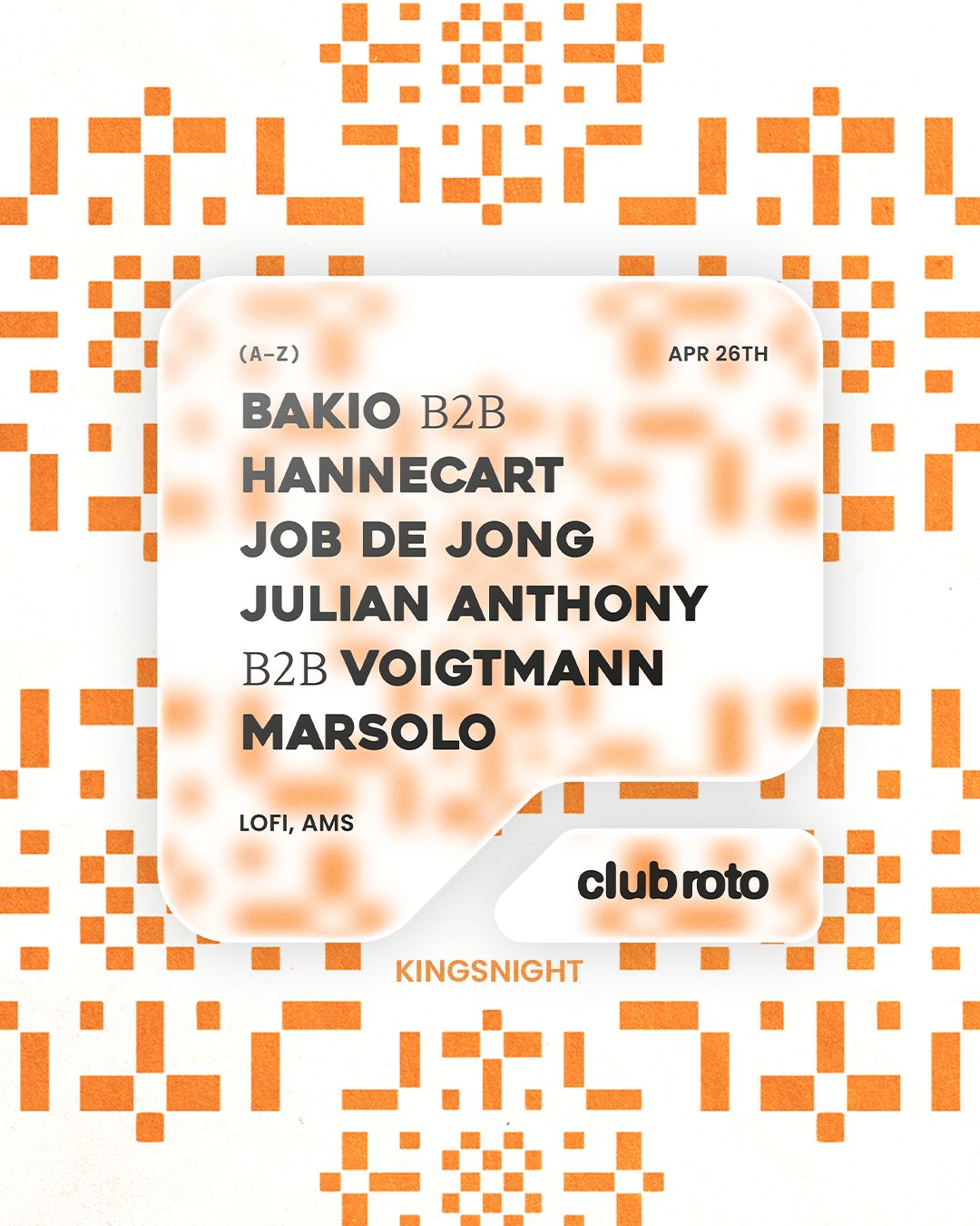 Club Roto King's Night