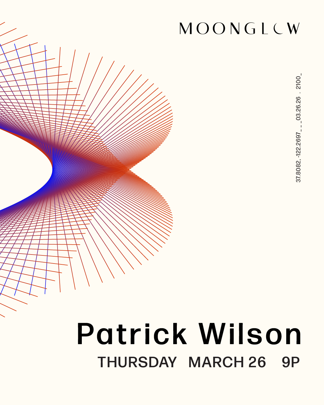 Patrick Wilson at Moonglow