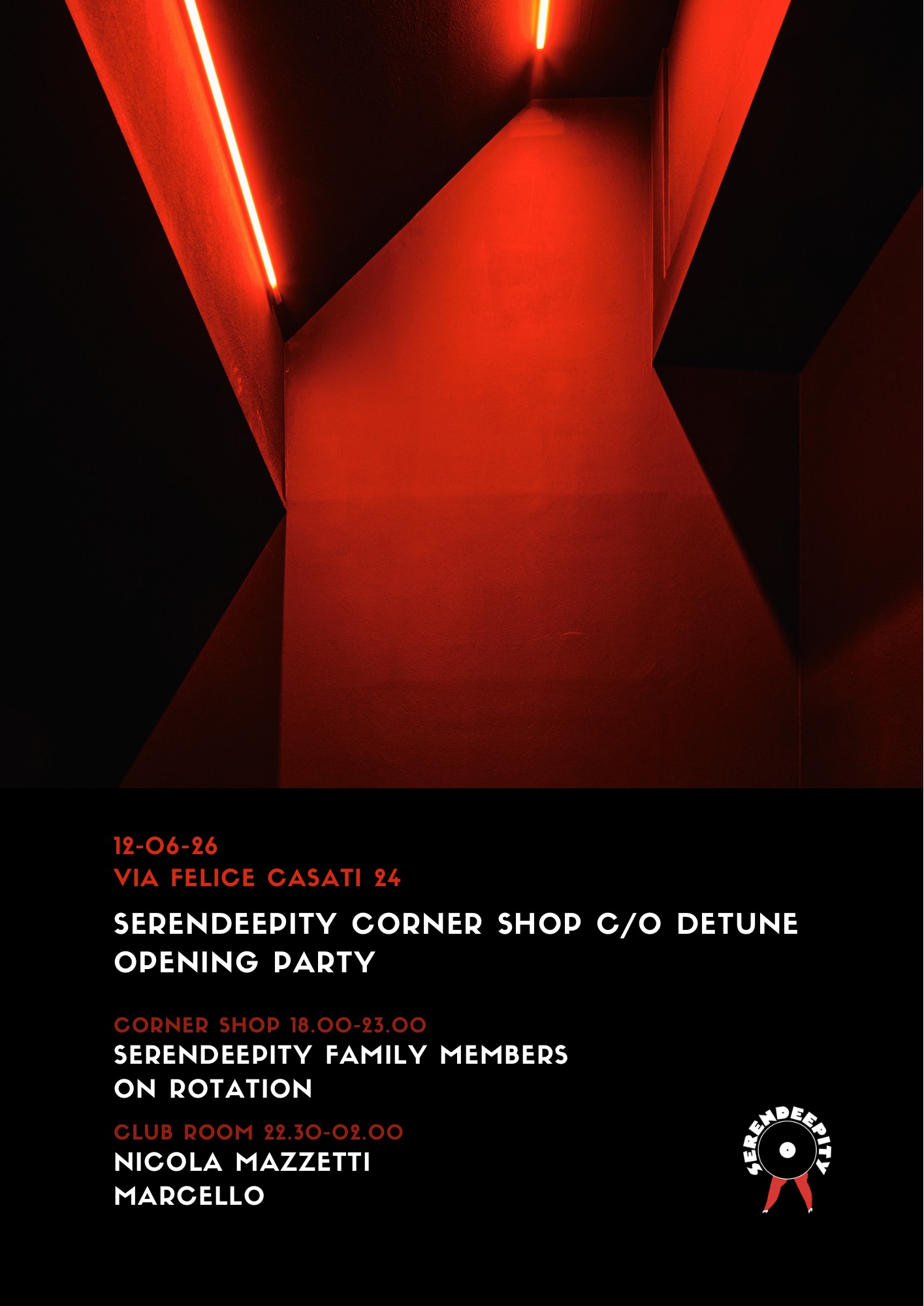 Serendeepity corner shop c/o Detune Opening Party