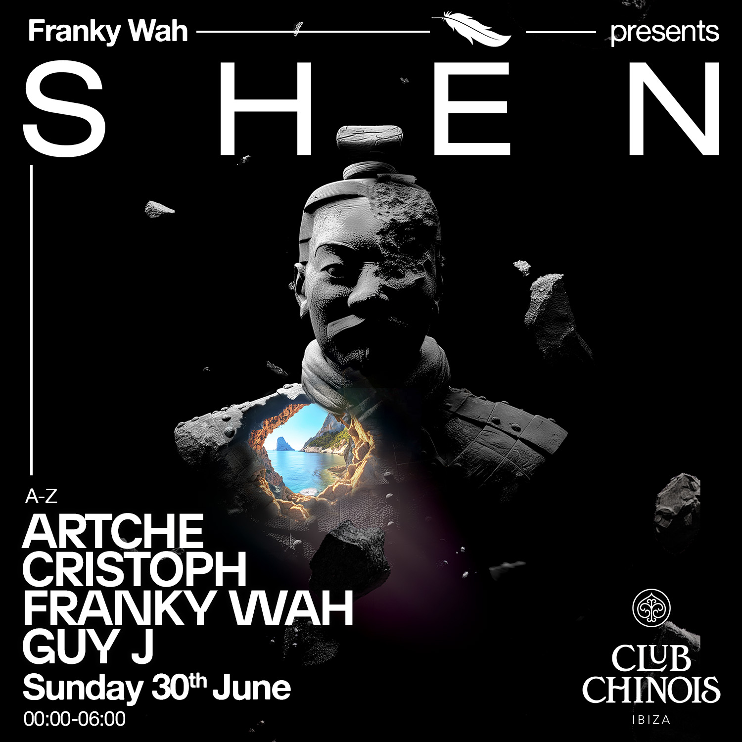 Franky Wah presents SHÈN at Club Chinois, Ibiza