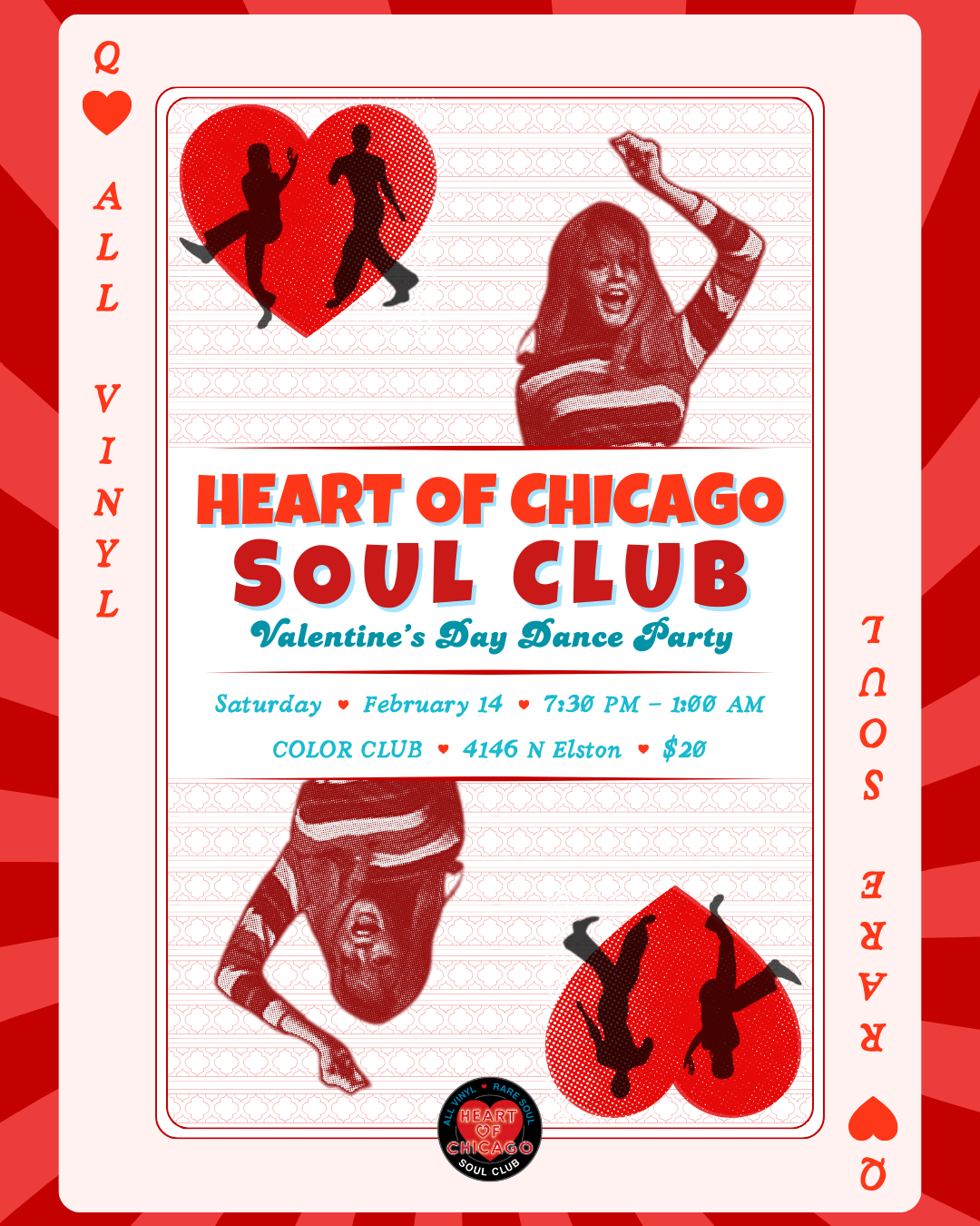 Valentine's Day Heart of Chicago Soul Club Dance Party