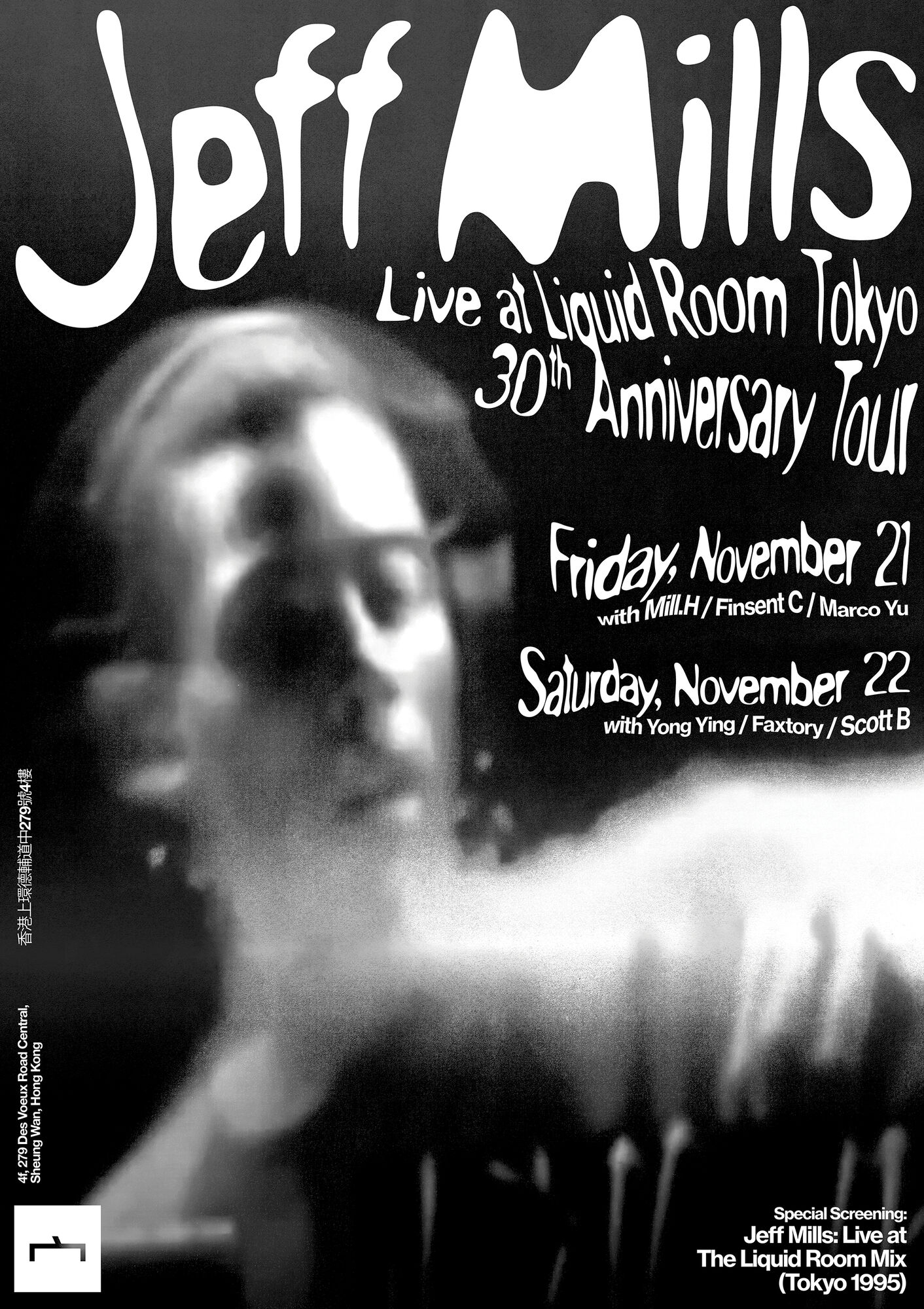 Jeff Mills announces Live At The Liquid Room shows in London