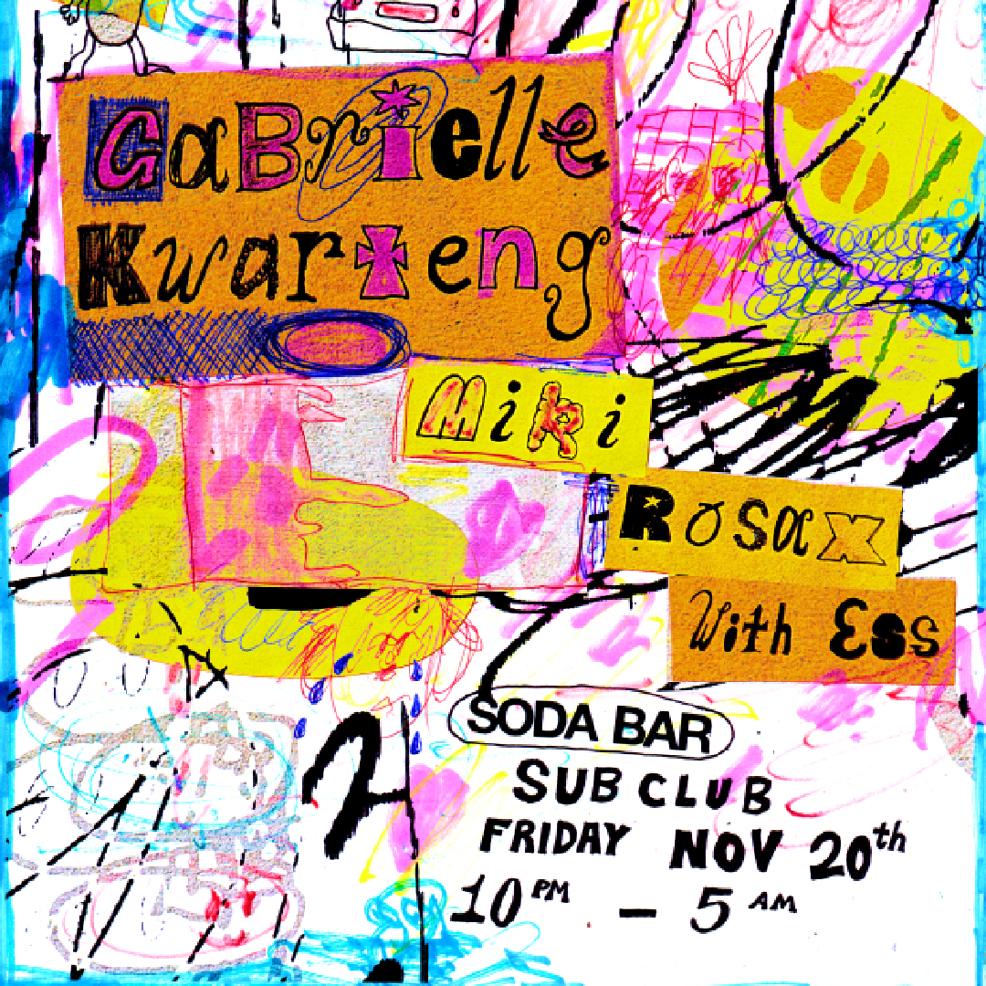 Soda Bar pres. Gabrielle Kwarteng