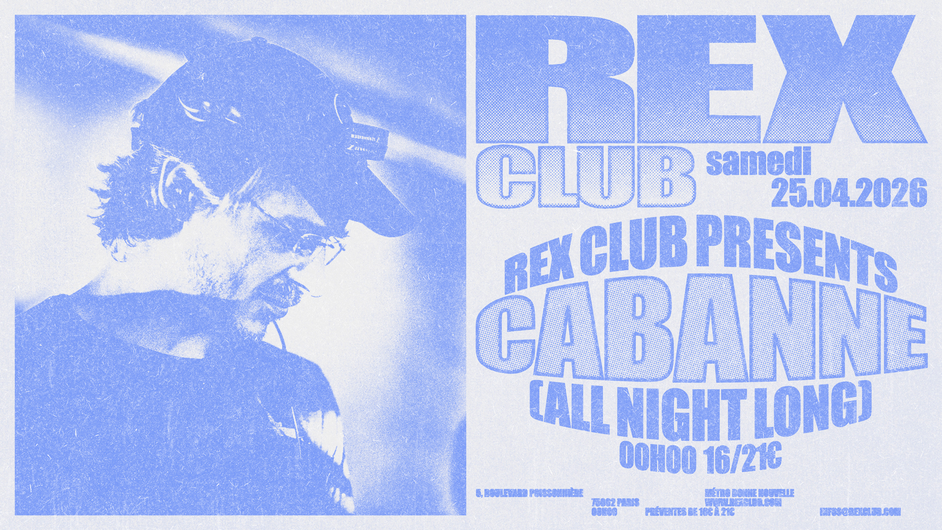 Rex Club presents: Cabanne all night long