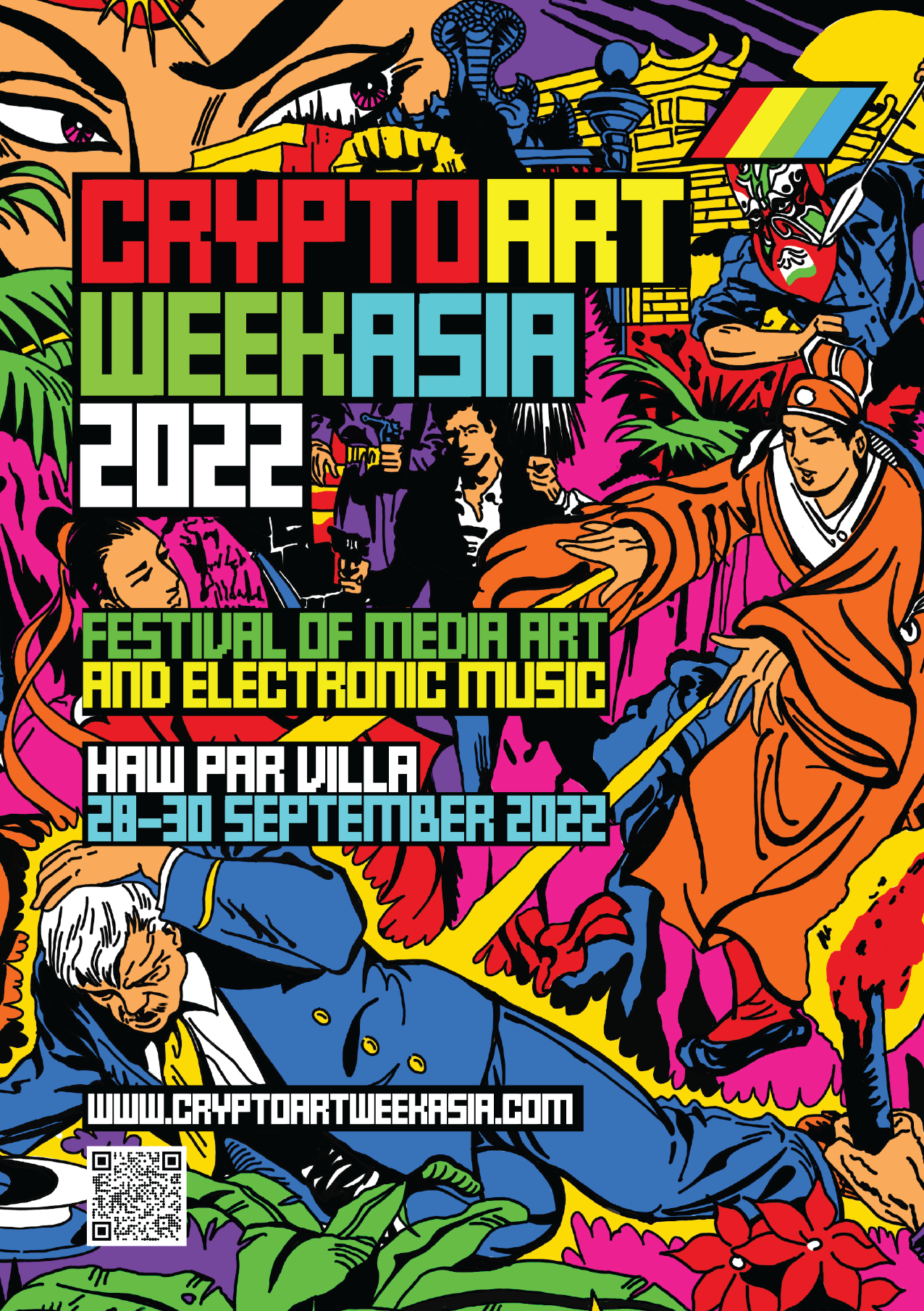 Crypto Art Week Asia at Haw Par Villa, Singapore