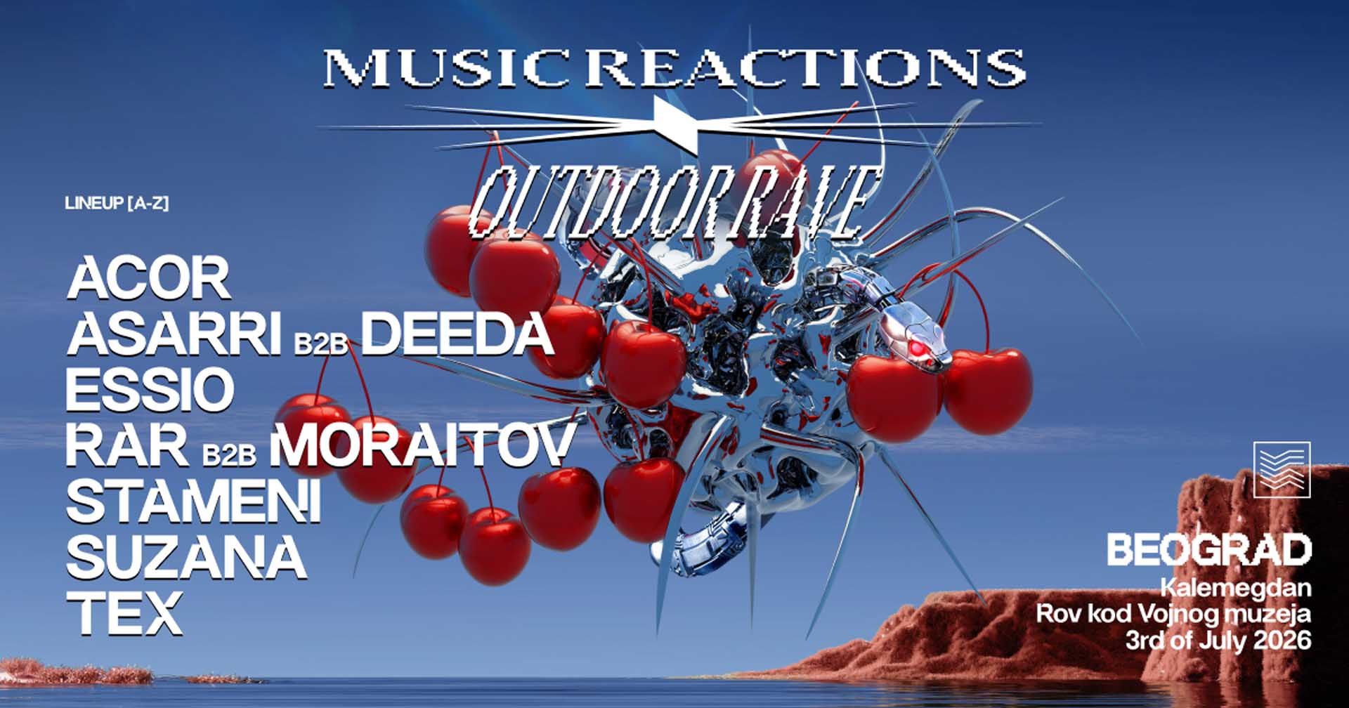 Music Reactions Outdoor Rave July