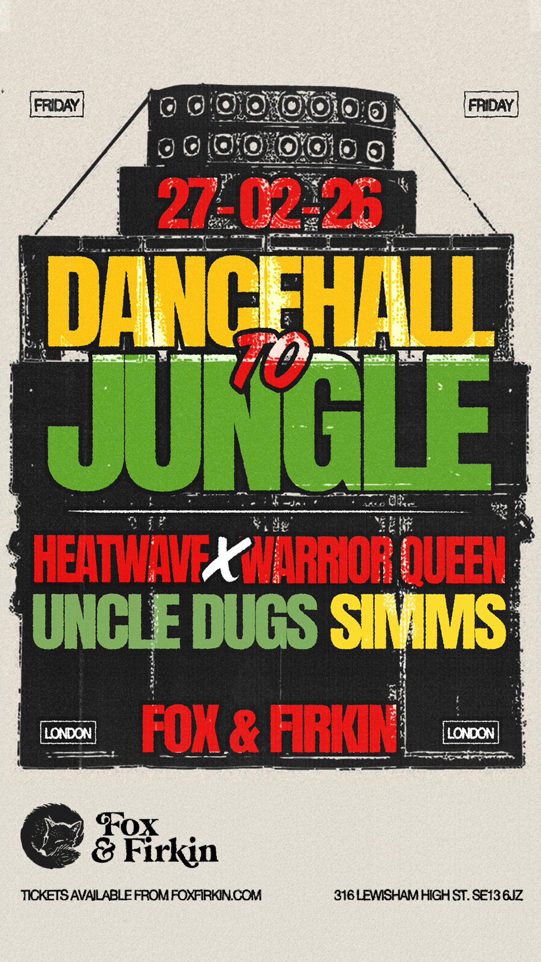 Dancehall to Jungle: Heatwave ft Warrior Queen / Uncle Duggs / SIMMS