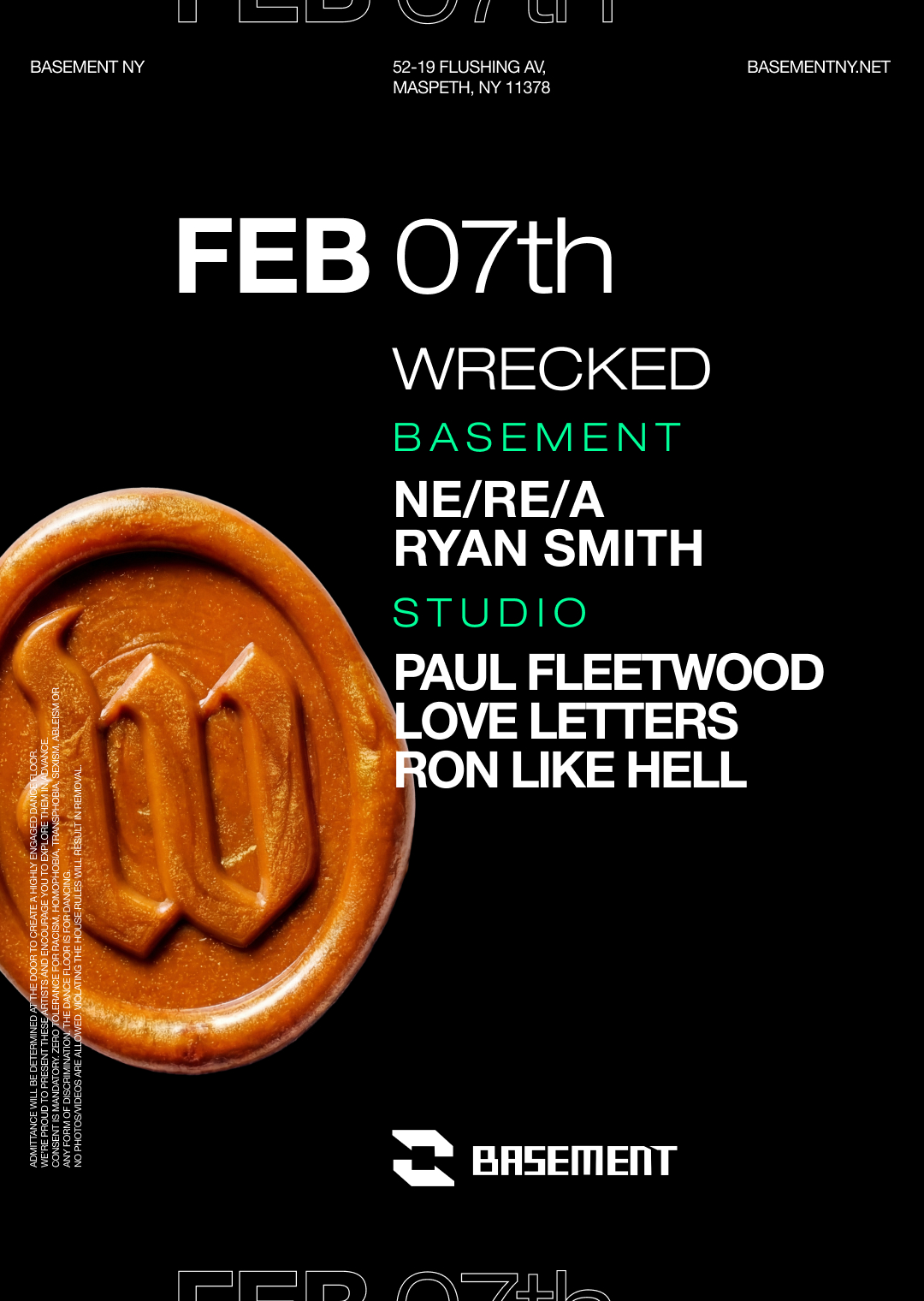 WRECKED: Ne/Re/A / Ryan Smith / Paul Fleetwood / Love Letters / Ron Like Hell