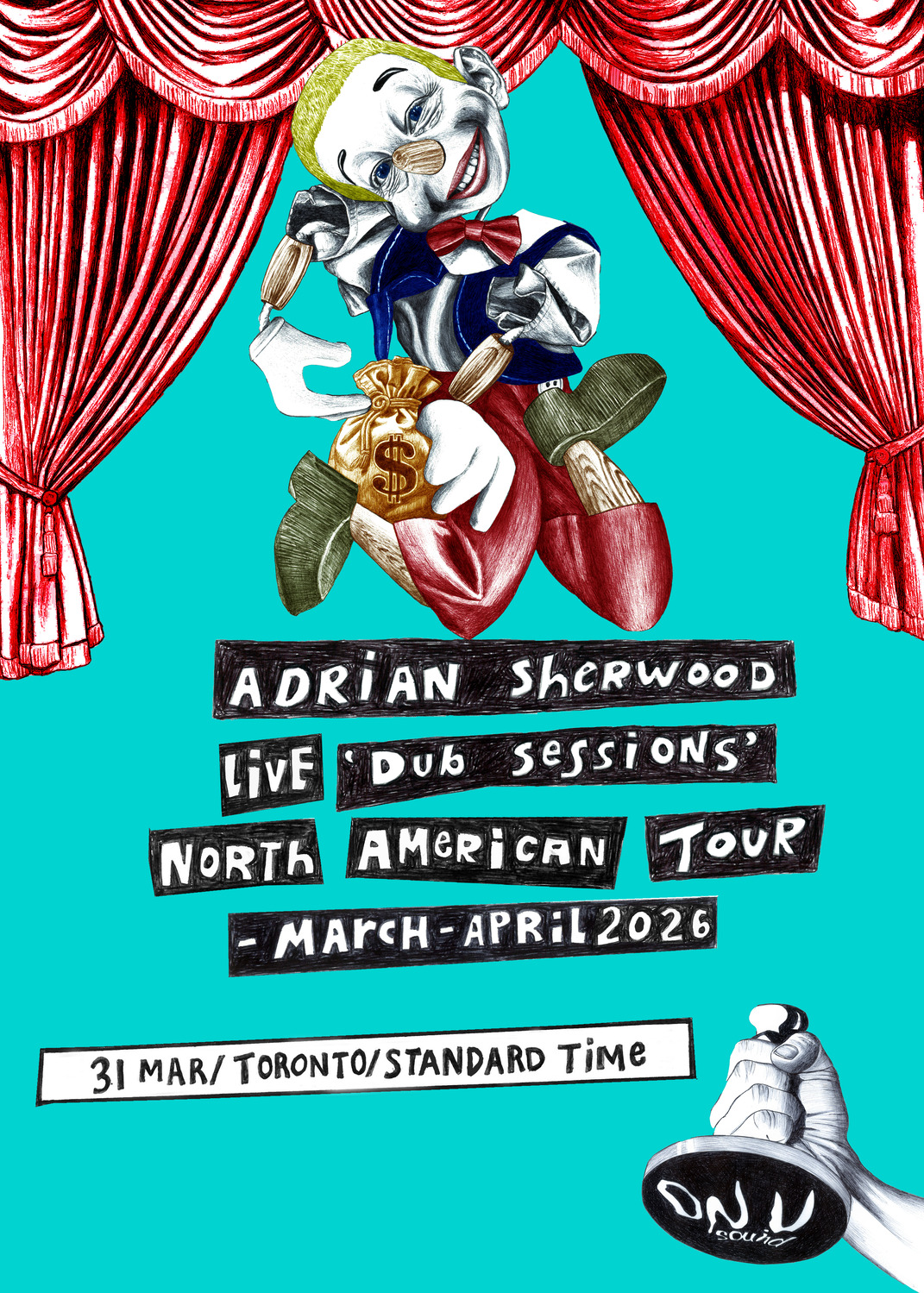 POSTPONED: Adrian Sherwood (On-U Sound) Live Dub Sessions Tour + N1_SOUND, Ras Yunchie 
