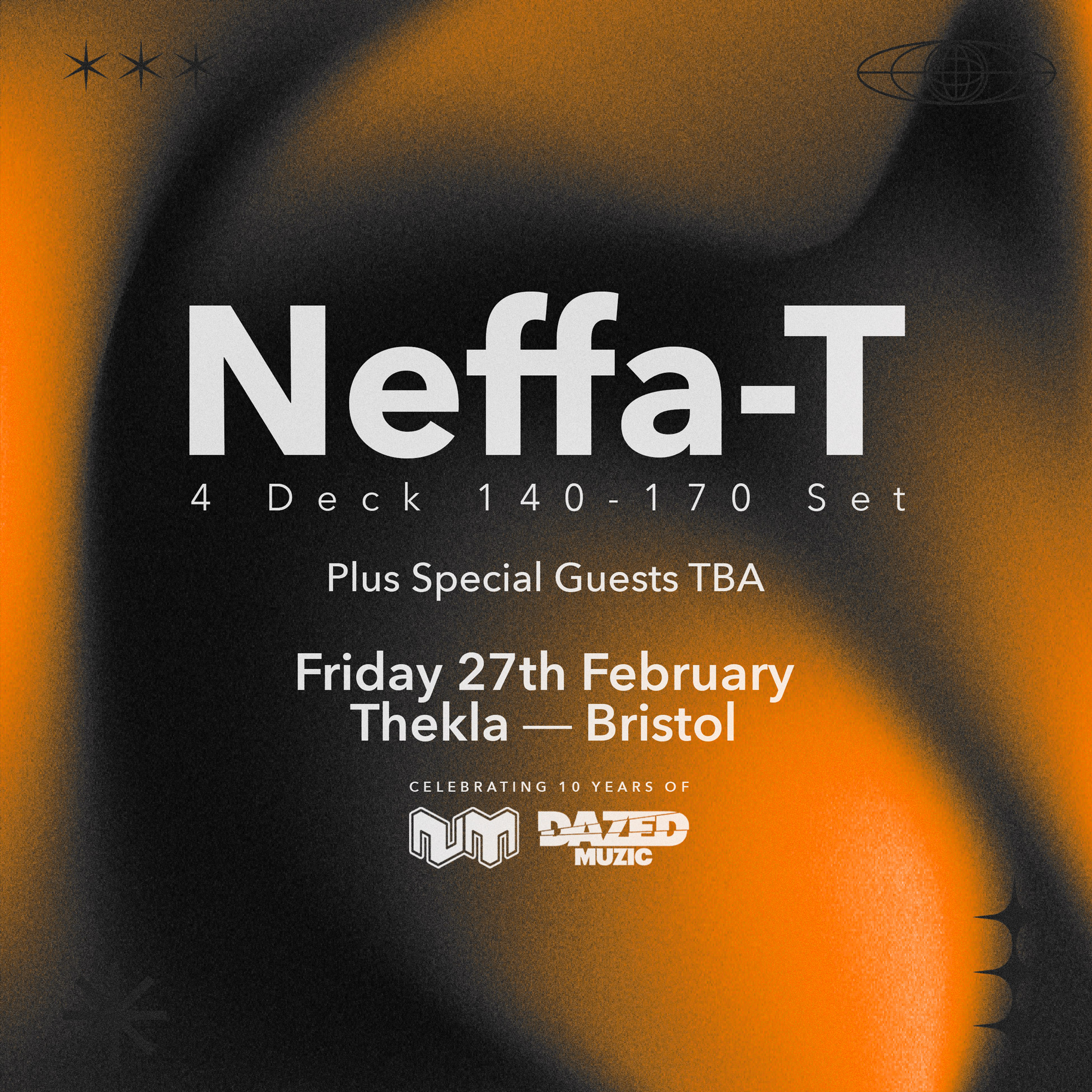 Neffa-T [4 Deck 140-170 Set] & Special Guests • Thekla Bristol