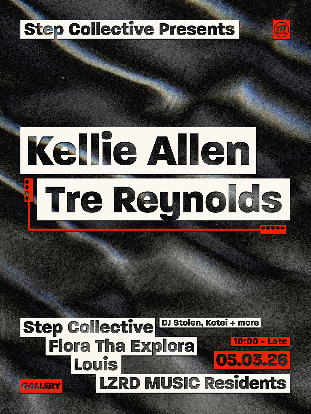 Step Collective presents: Kellie Allen, Tre Reynolds & Friends