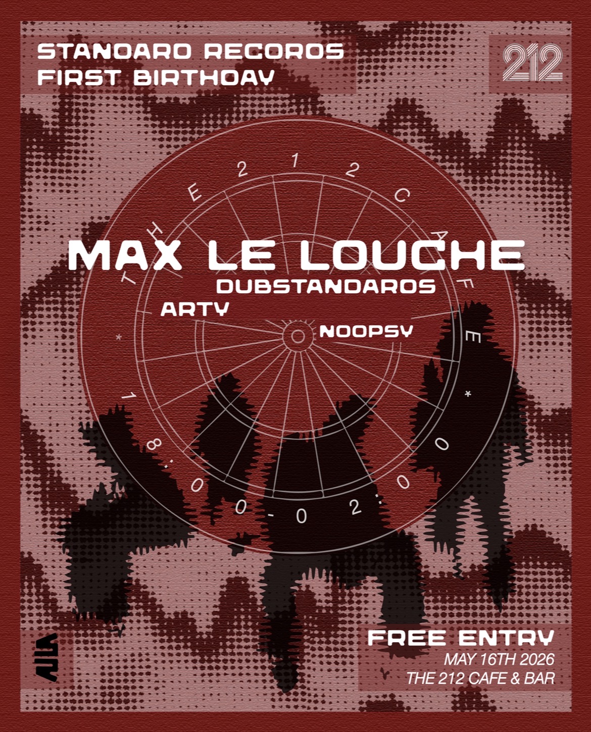 Standard Records: 1st Birthday presenting Max Le Louche