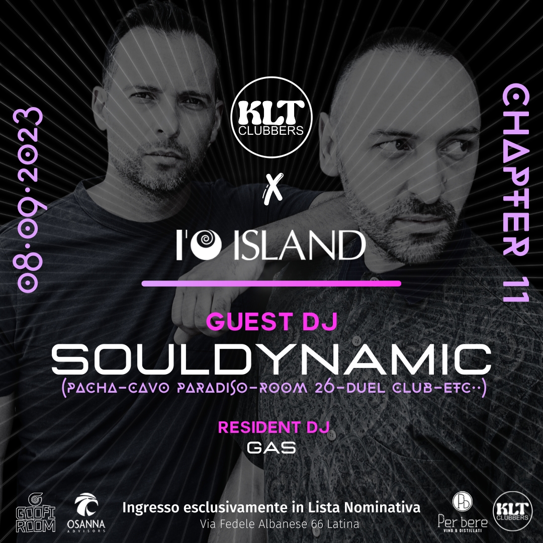 KLT Clubbers Special Guest: Souldynamic a L'Ombelico, Centrale, image size:1080x1080