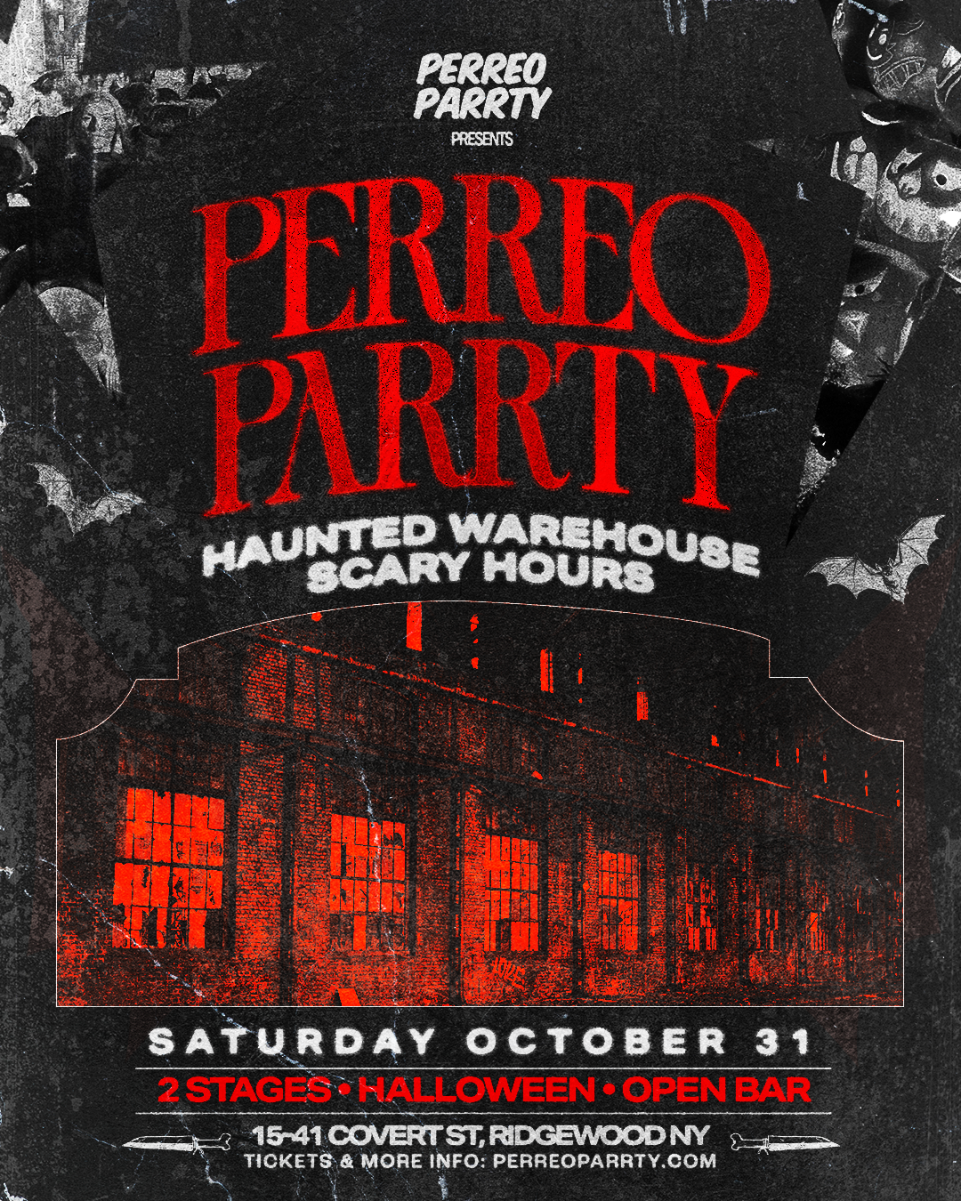 The Perreo Parrty Halloween Haunted Warehouse (18+)