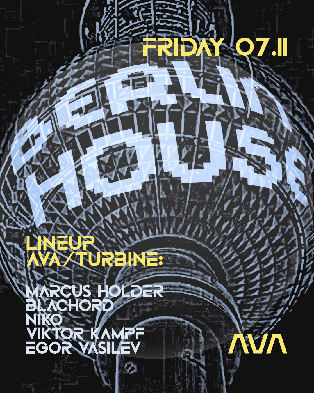 Flyer do evento de Marcus Holder