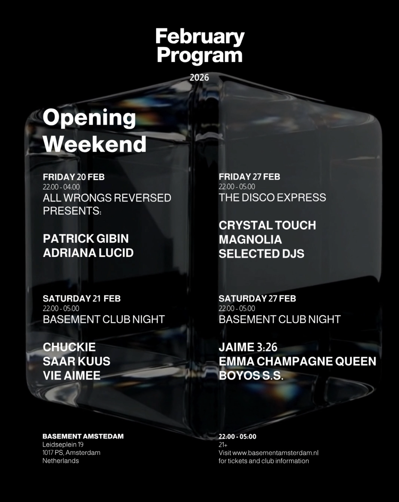 Basement PRES. Jamie 3:26 - Emma Champagne Queen