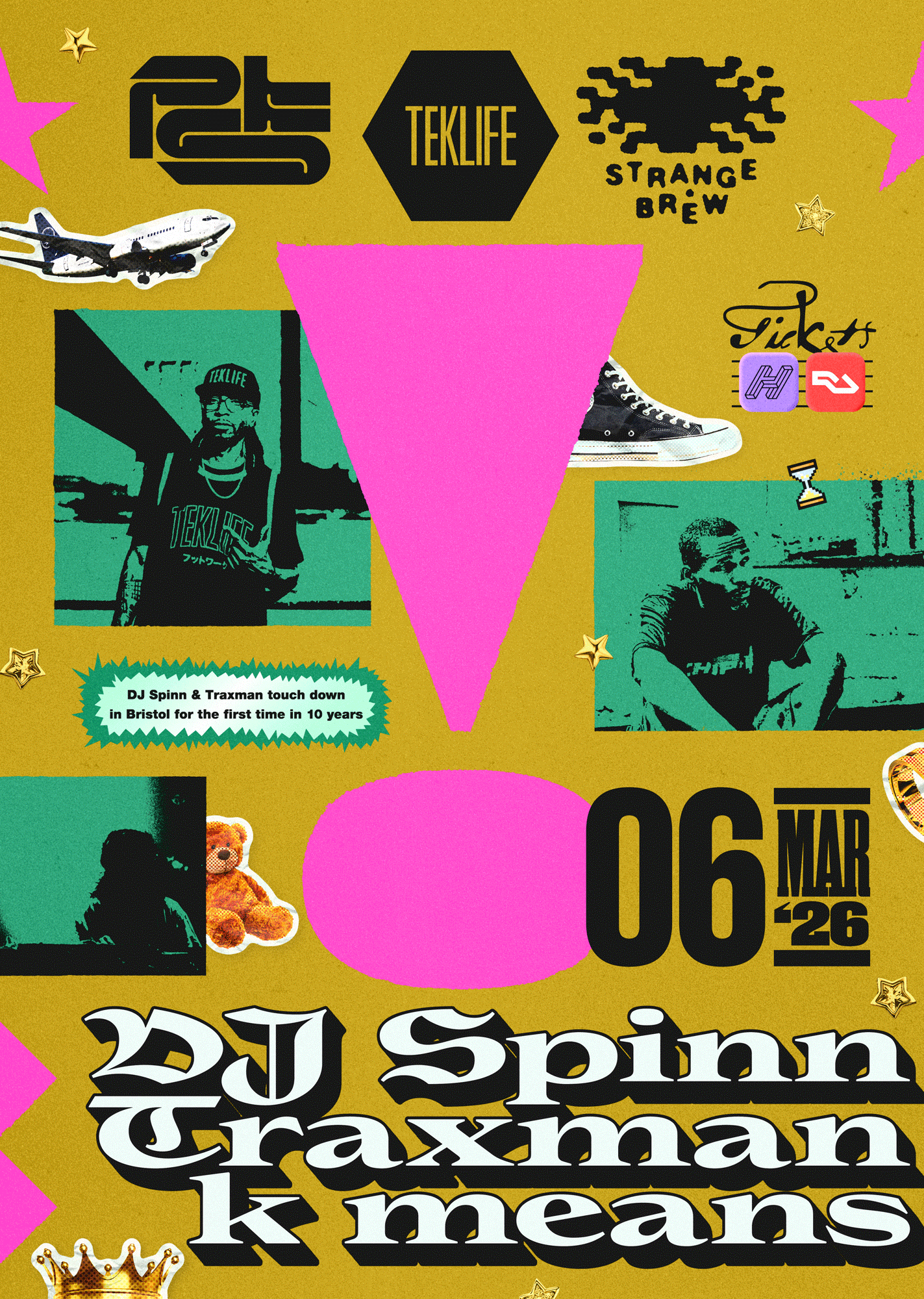PTS ϟ DJ Spinn, Traxman & k means