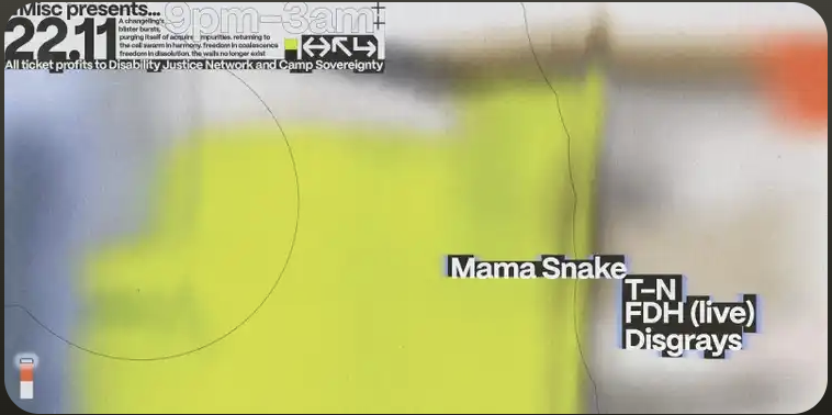 Misc pres. Mama Snake, T-N, FDH (live), Disgrays