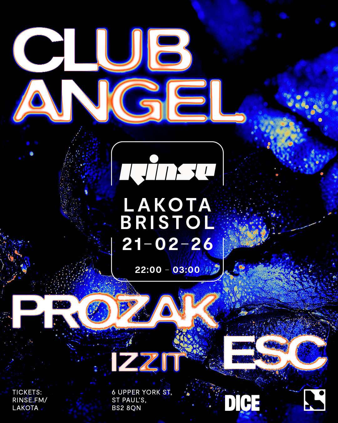 RINSE: CLUB ANGEL - PROZAK - ESC