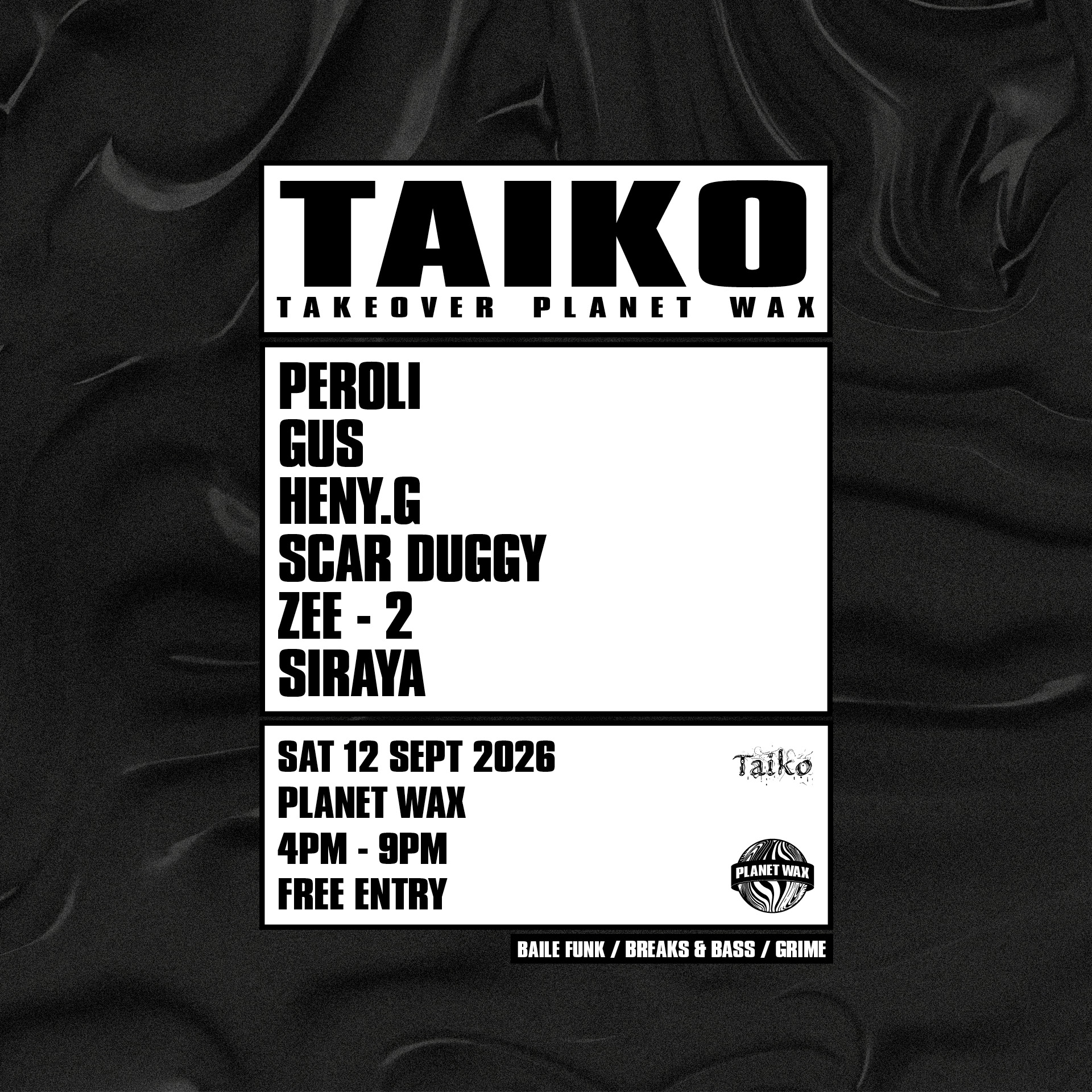 TAIKO: TAKEOVER Planet Wax
