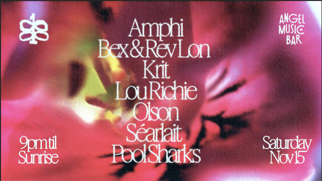 [SOLD OUT] 1800 Play pres. Bex & Rev Lon, Séarlait & Pool Sharks