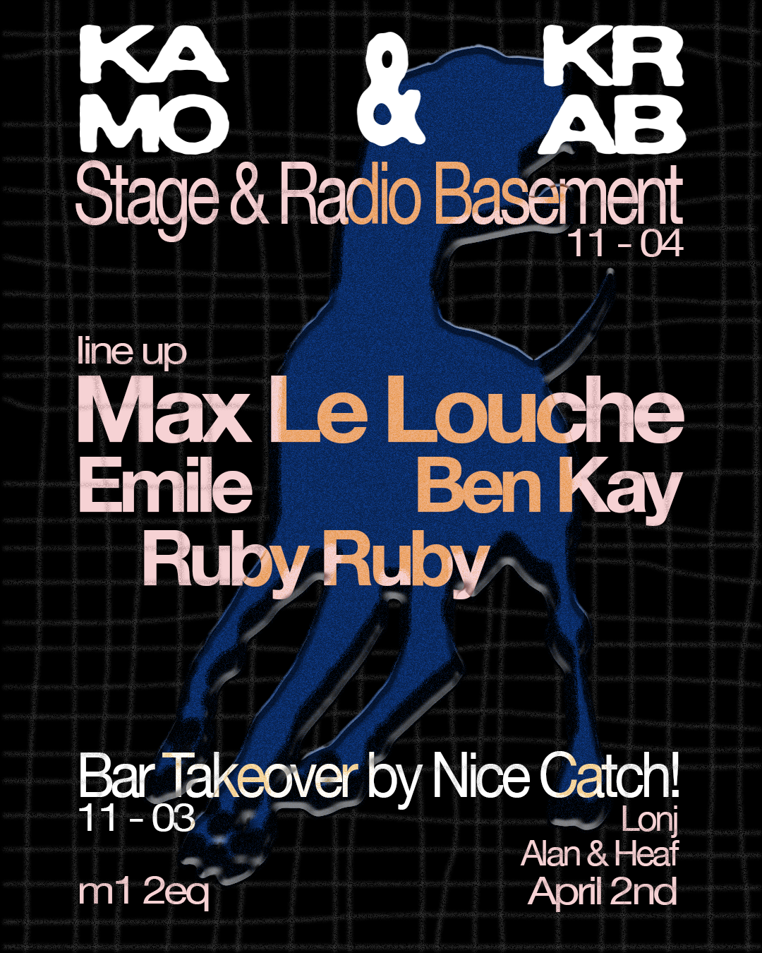 kamo & krab at Stage & Radio