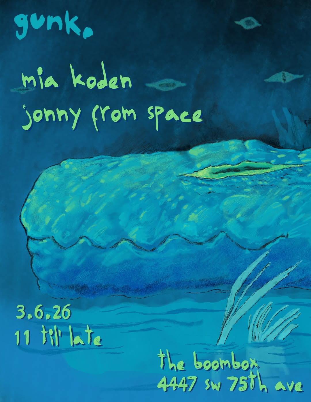 gunk. presents mia koden