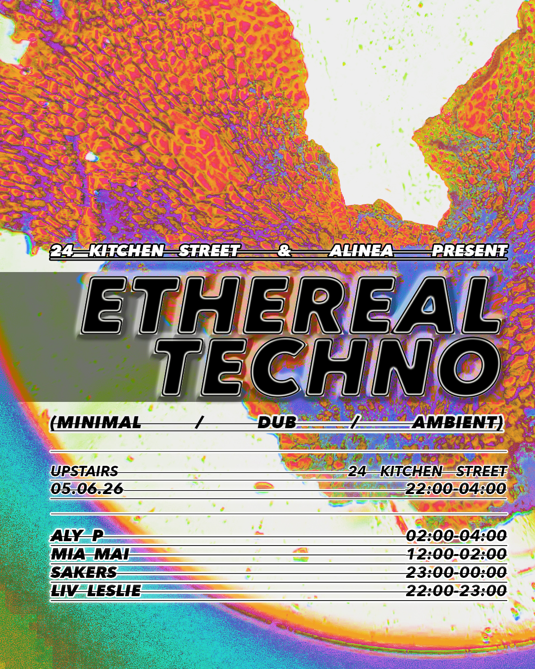 Ethereal Techno (Minimal / Dub / Ambient) - Upstairs @ 24 Kitchen Street