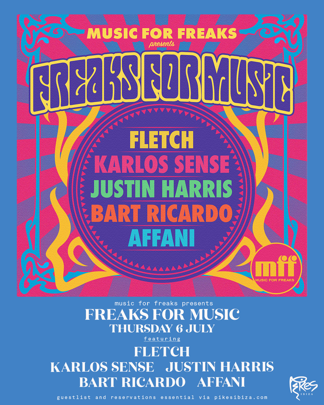 Freaks For Music flyer