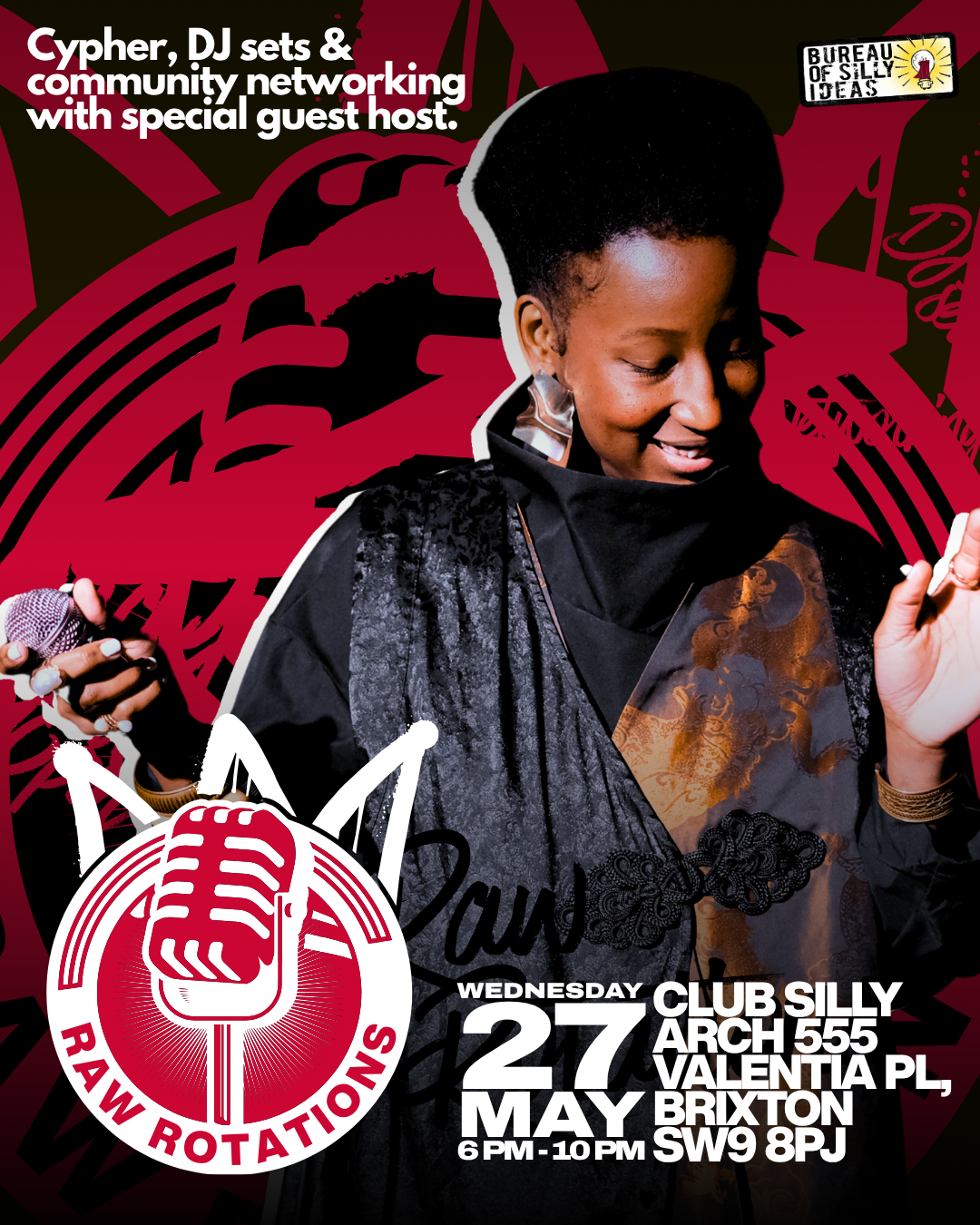 Raw Rotations: Where everything is rotating — the mic, the people, the decks