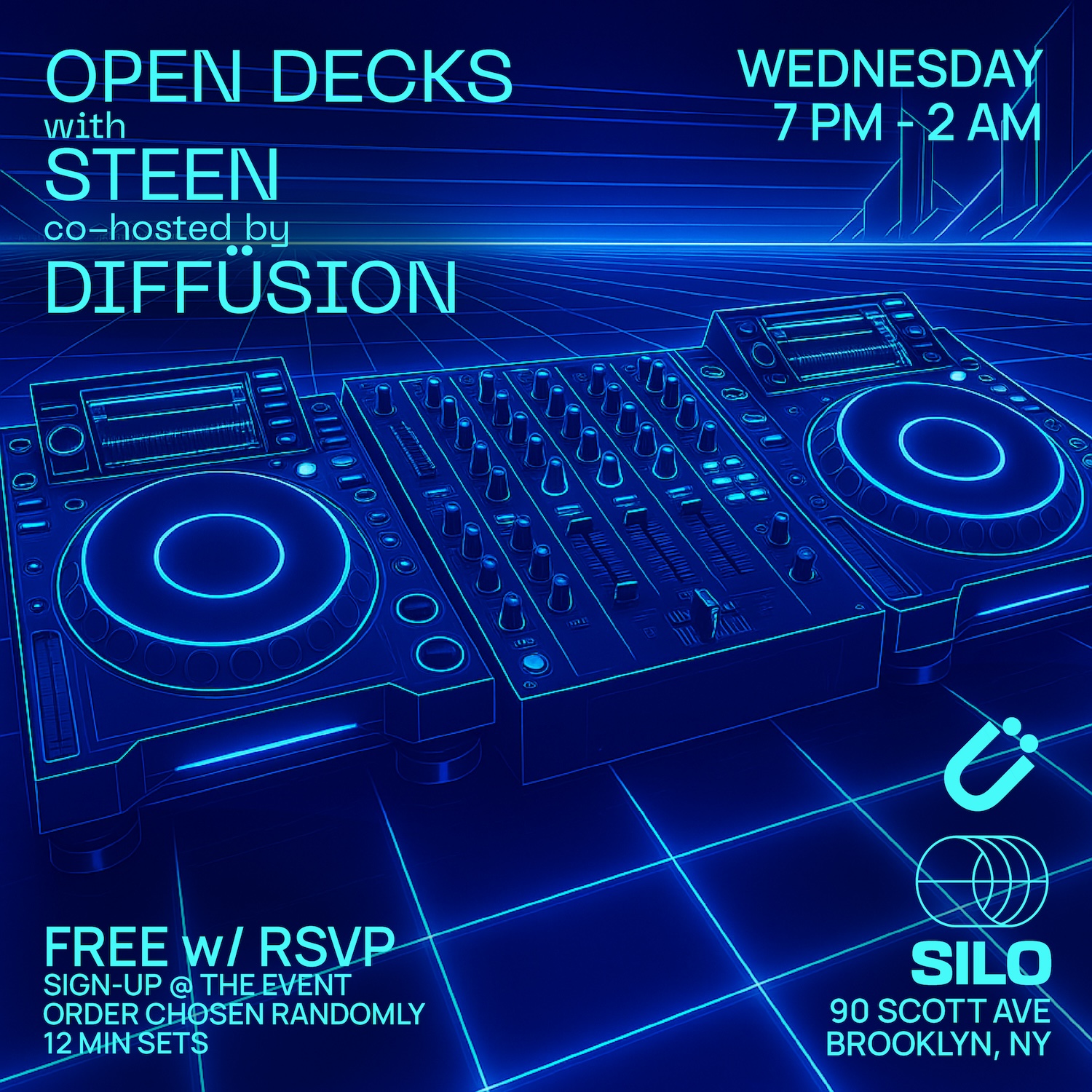 Open Decks with STEEN and Diffüsion