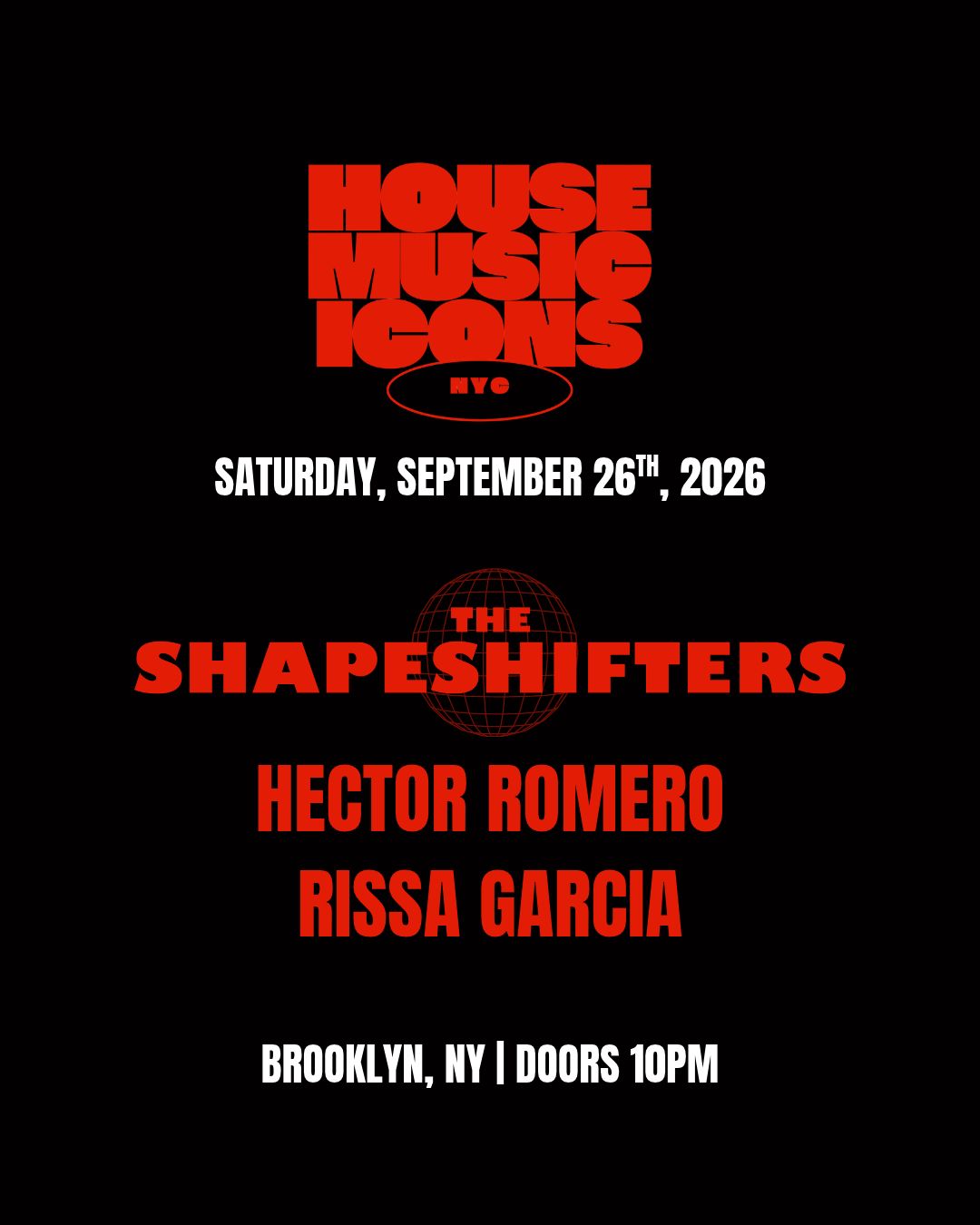House Music Icons with The Shapeshifters, Hector Romero, Rissa Garcia