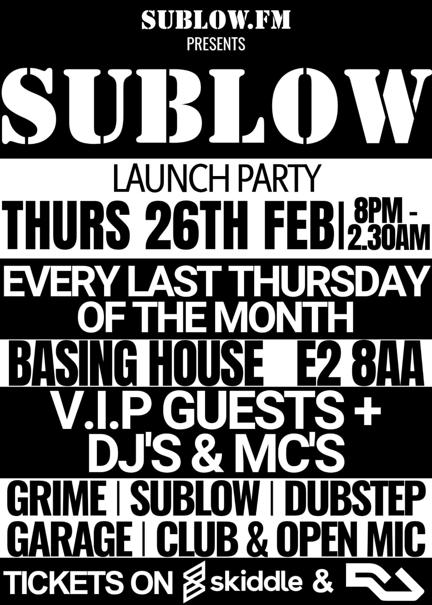SUBLOW.FM + Special Guests