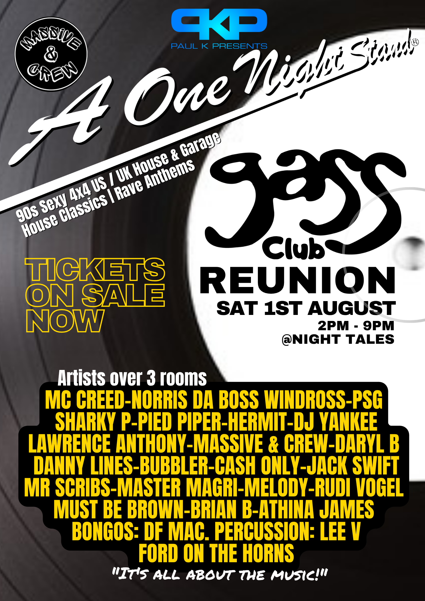 Gass Club Reunion - A One Night Stand