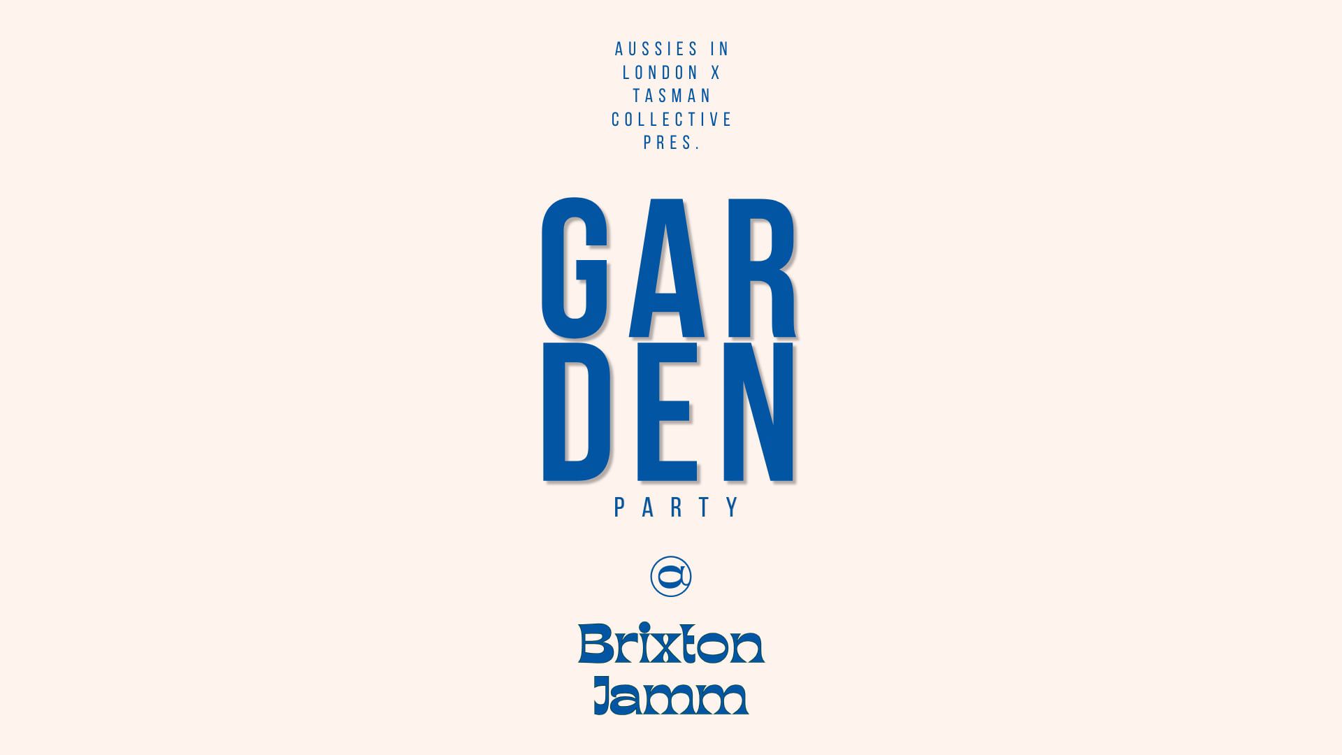 AIL x Tasman Collective: Garden Party
