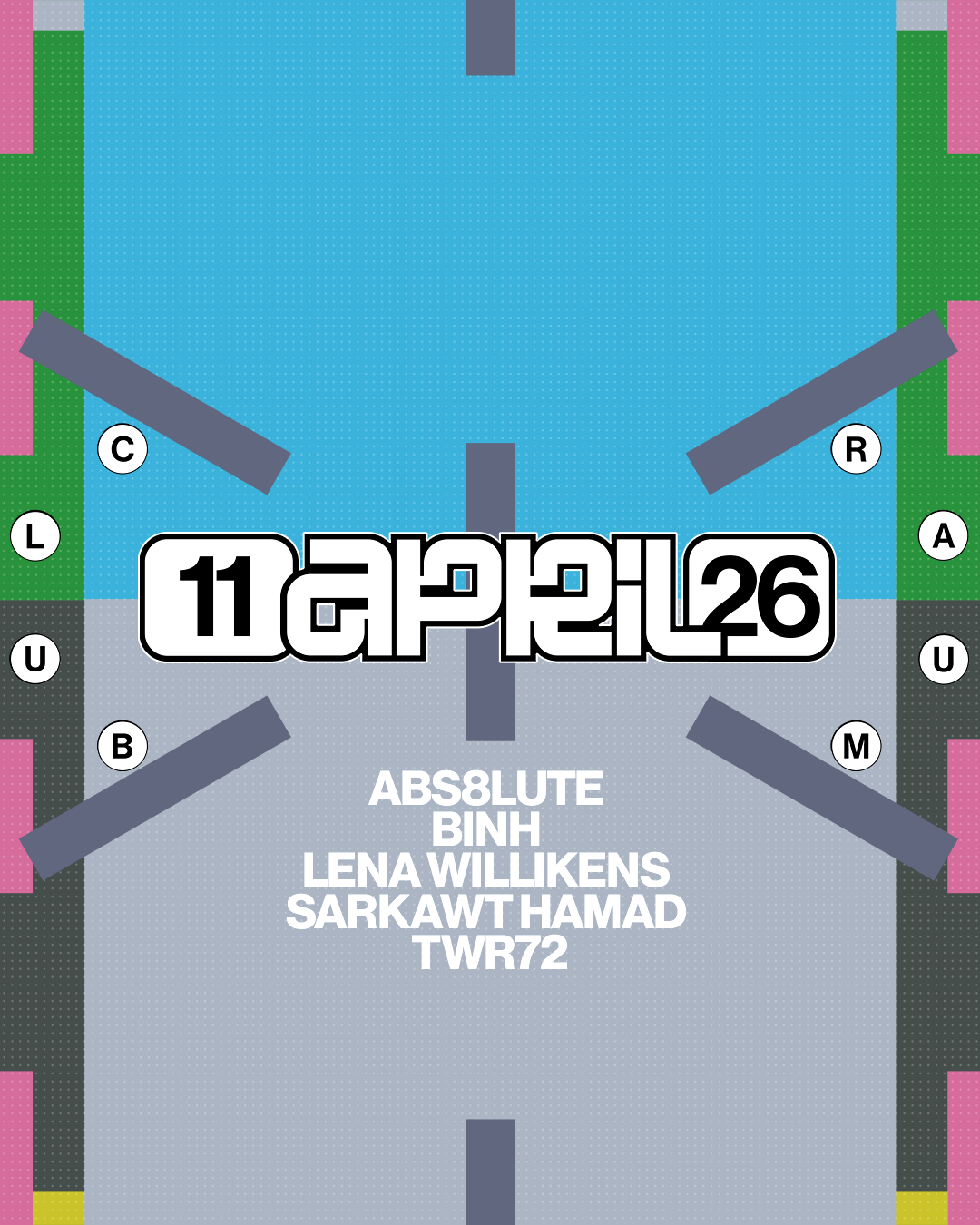 abs8lute, Binh, Lena Willikens, Sarkawt Hamad, TWR72