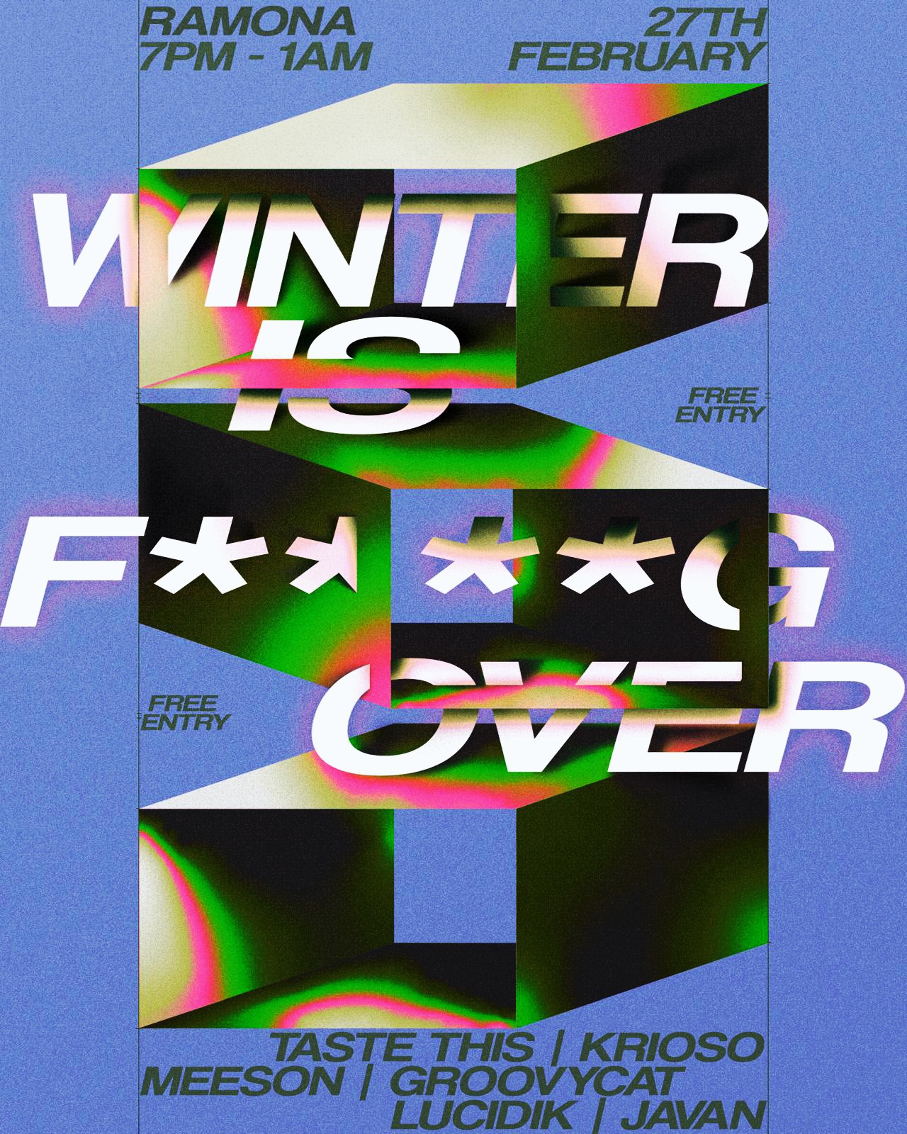 WINTER IS F*****G OVER