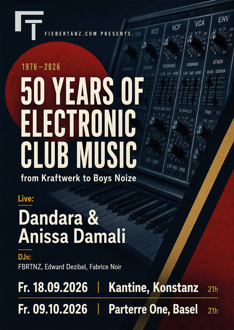 ABGESAGT Fiebertanz: 50 Years of Electronic Club Music with Dandara & Anissa Damali live