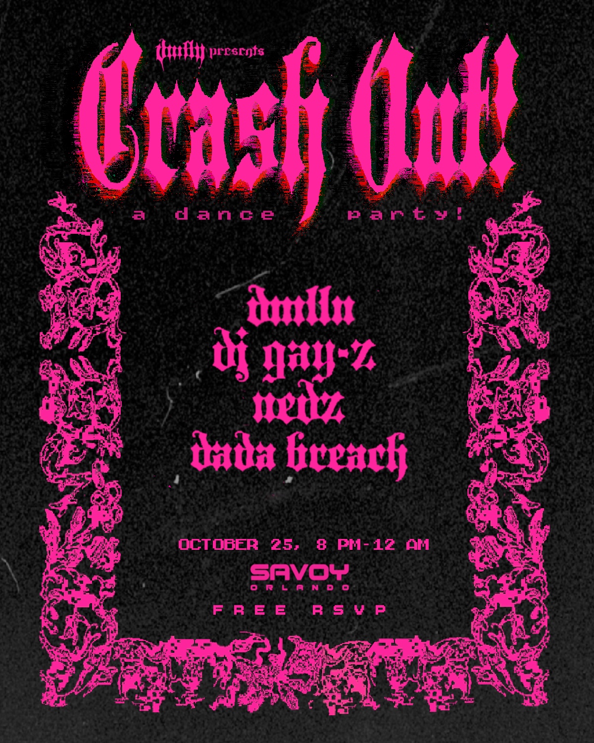 CRASH OUT! A Dance Party