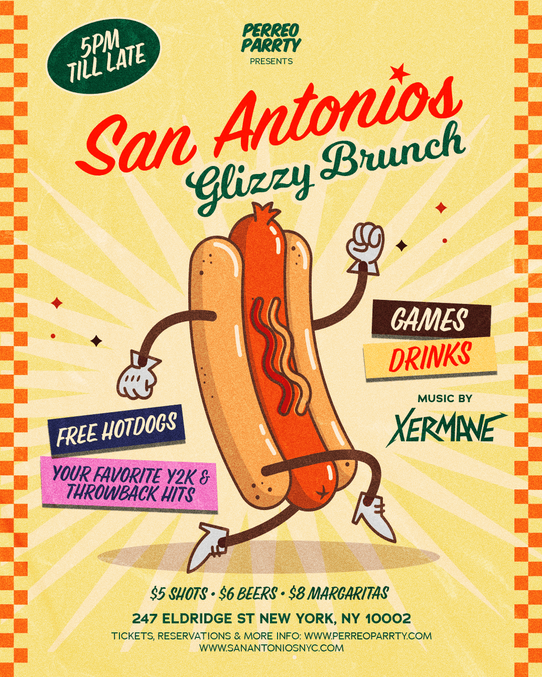 Glizzy Sundays NYC Bar – Hotdogs & Happy Hour & DJ - San Antonios