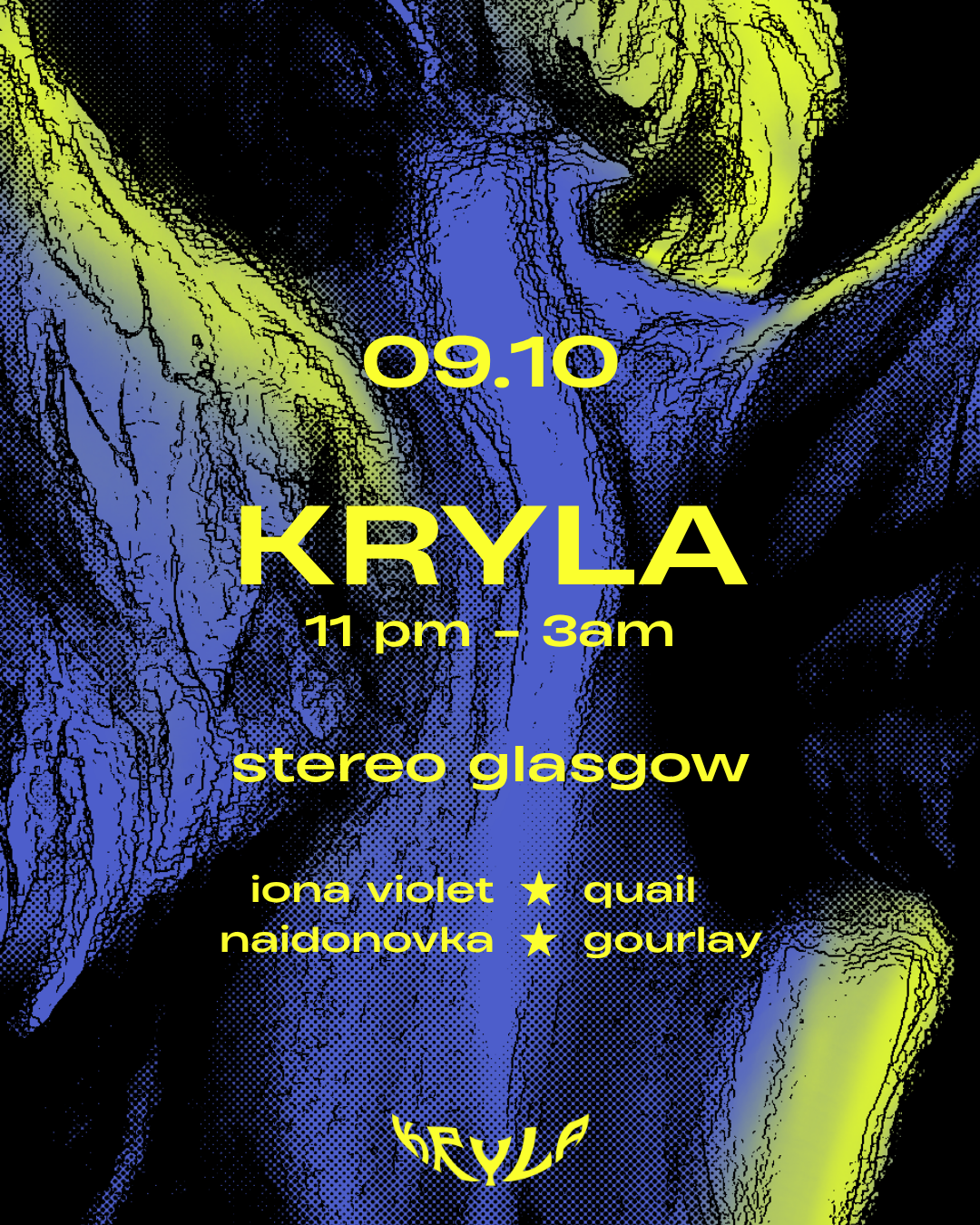 KRYLA at Stereo, G2 6PH; Scotland; United Kingdom