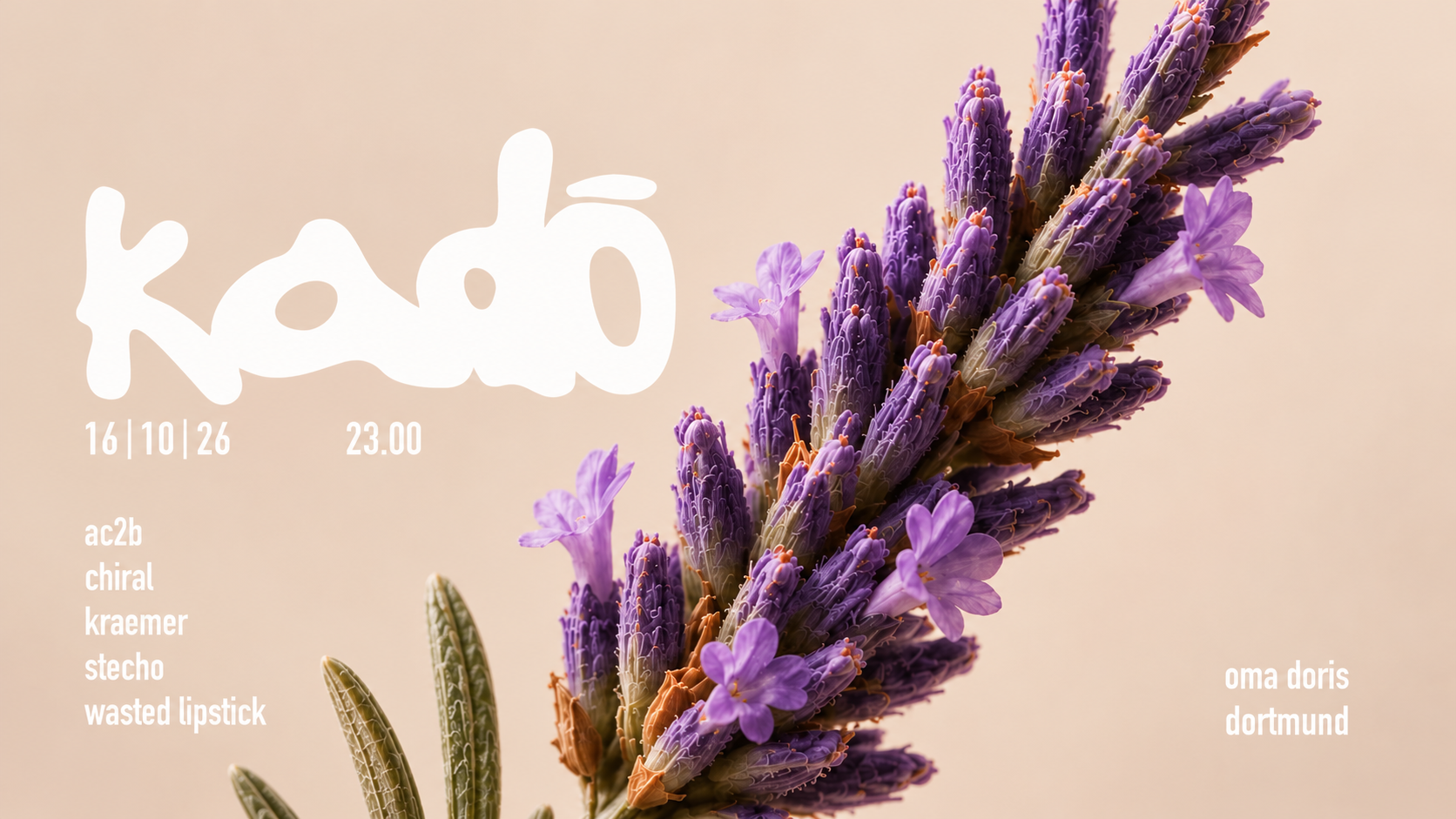 kadō groove & raw techno dortmund