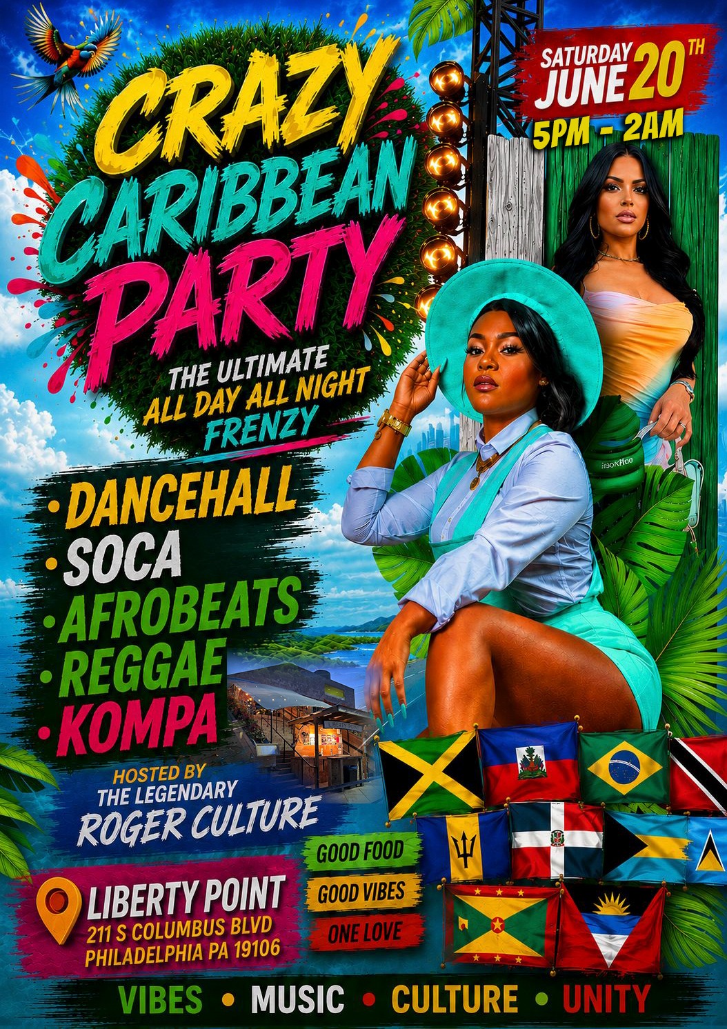 Crazy Caribbean Party at Liberty Point, Philadelphia