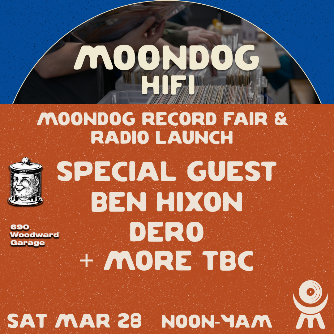 Moondog Record Fair & Radio Launch
